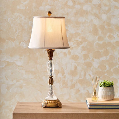 Ariana Antique Style Crystal Base Table Lamp - 30x30x69 cms