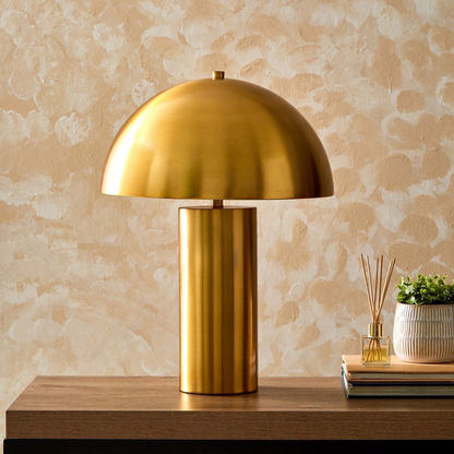 Ariana Metal Base with Shade Table Lamp - 38x38x54 cms