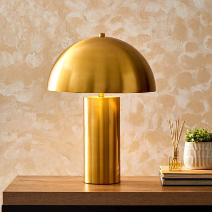 Ariana Metal Base with Shade Table Lamp - 38x38x54 cms