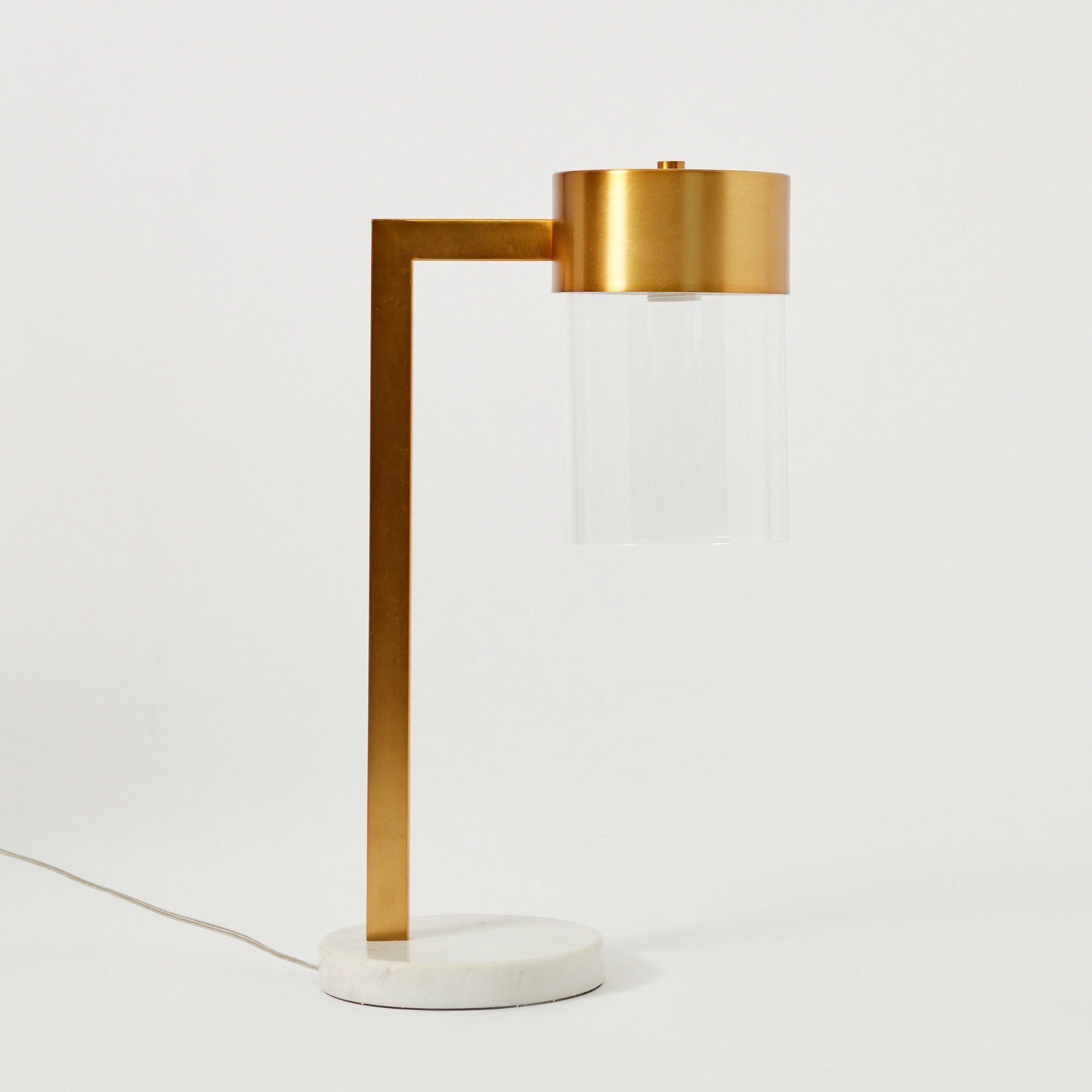 مصباح طاولة معدني بقاعدة سيراميك من أريانا - 40x18x58 سم-hbxlivingroom-lighting-tablelamps-image-5