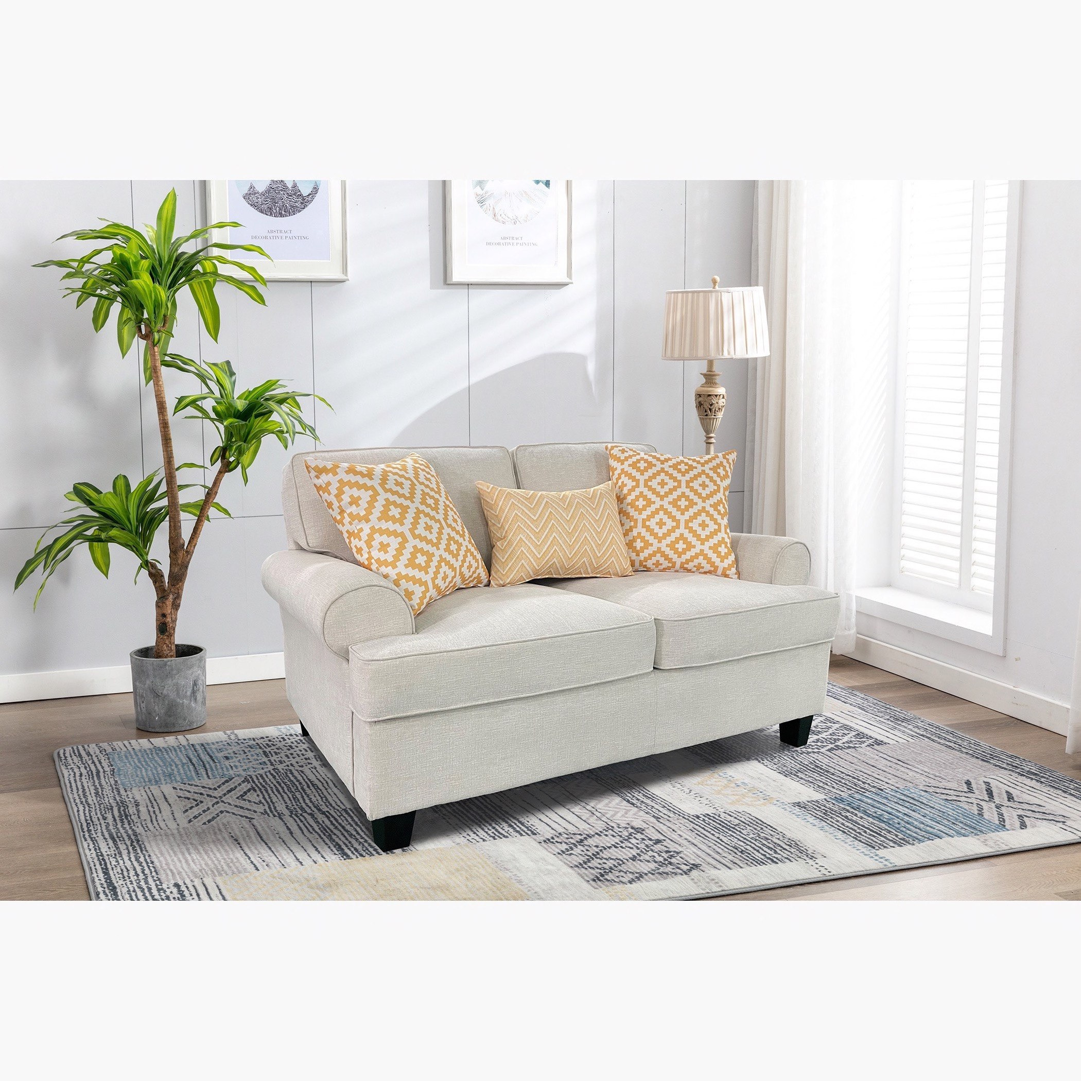 Cambridge 2-Seater Sofa with 3 Throw Cushions-hbxlivingroom-sofasandarmchairs-sofas-image-1