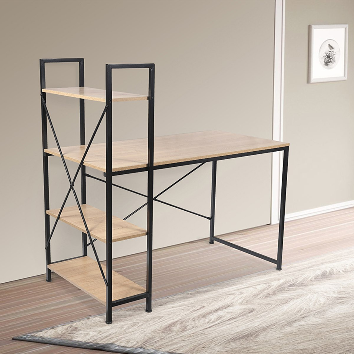 مكتب دراسة مع خزانة كتب من إيربان سيول-hbxfurniture-office-desks-image-1