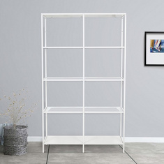 Houston Wide Shelving Unit with 6 Shelves