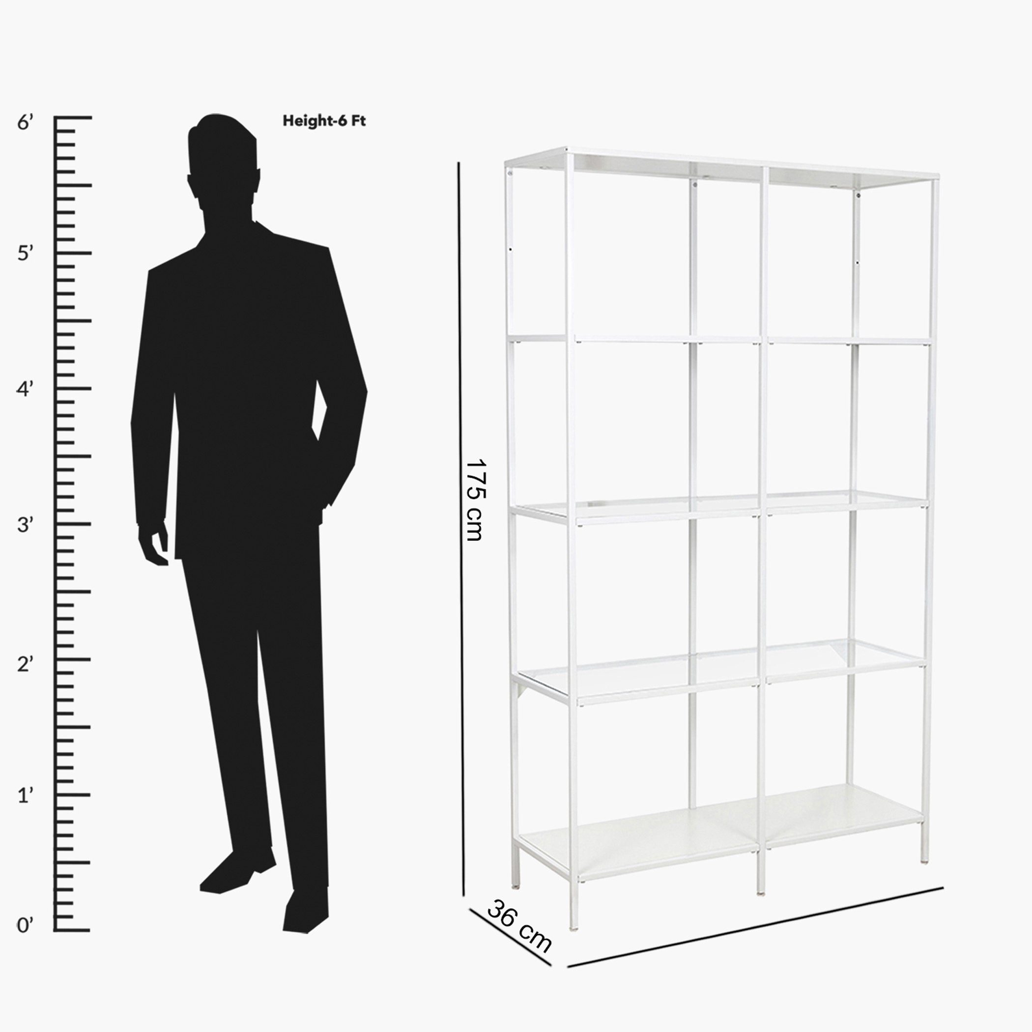 وحدة أرفف واسعة بـ6 أرفف من هيوستن-hbxfurniture-office-bookcases-image-10