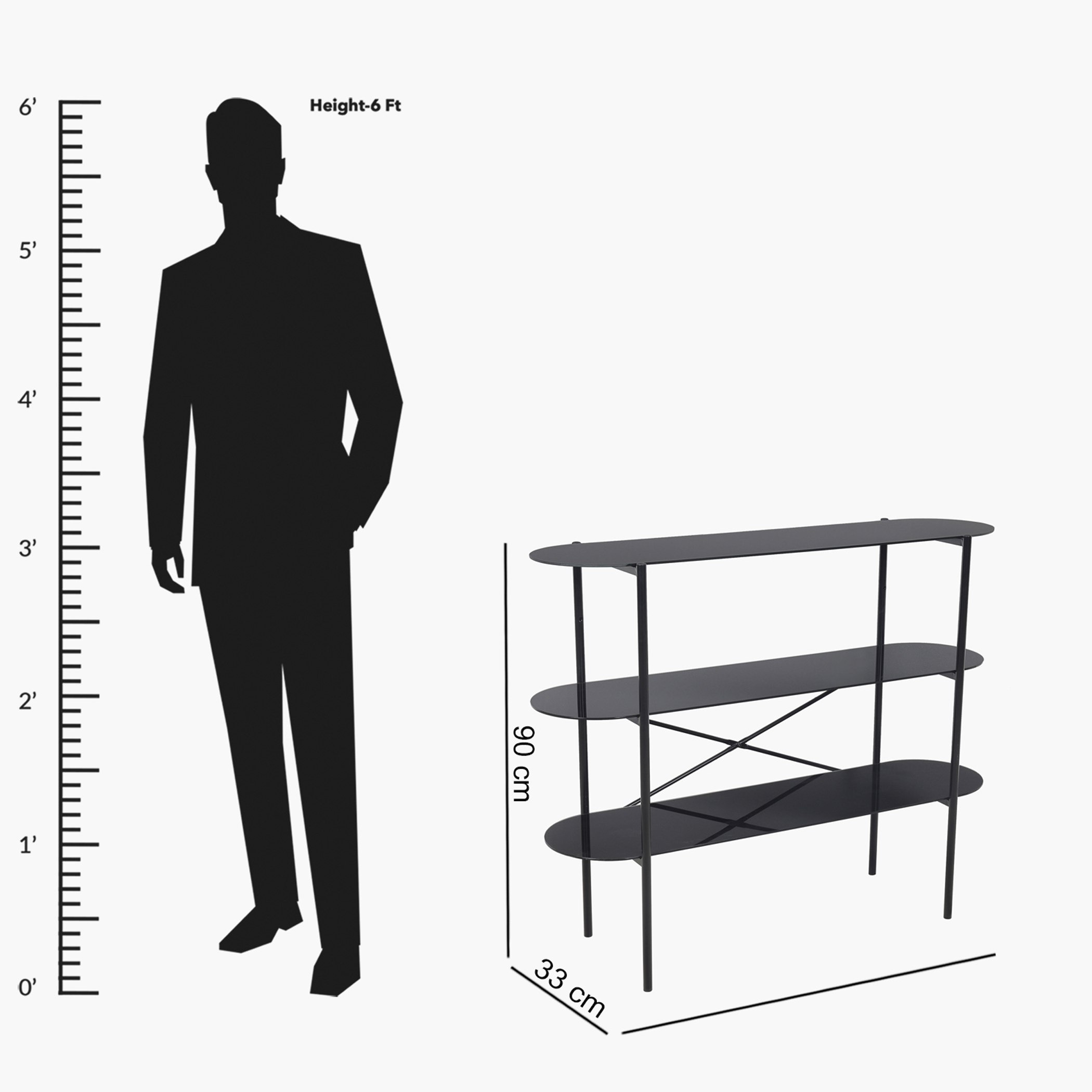 وحدة أرفف واسعة بـ3 رف من ويستون-hbxfurniture-office-bookcases-image-10