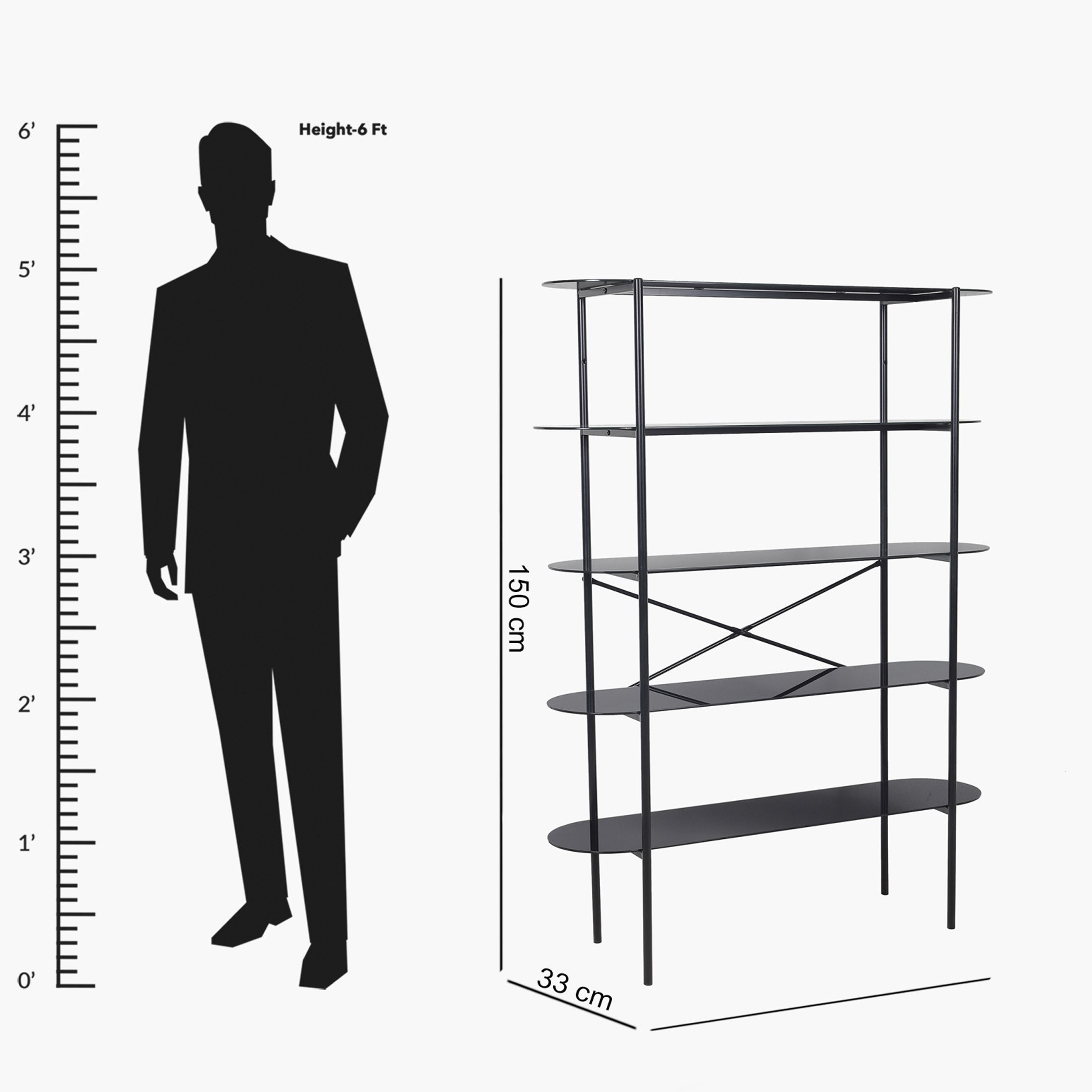 وحدة عرض واسعة بـ5 أرفف من ويستون-hbxfurniture-office-bookcases-image-9