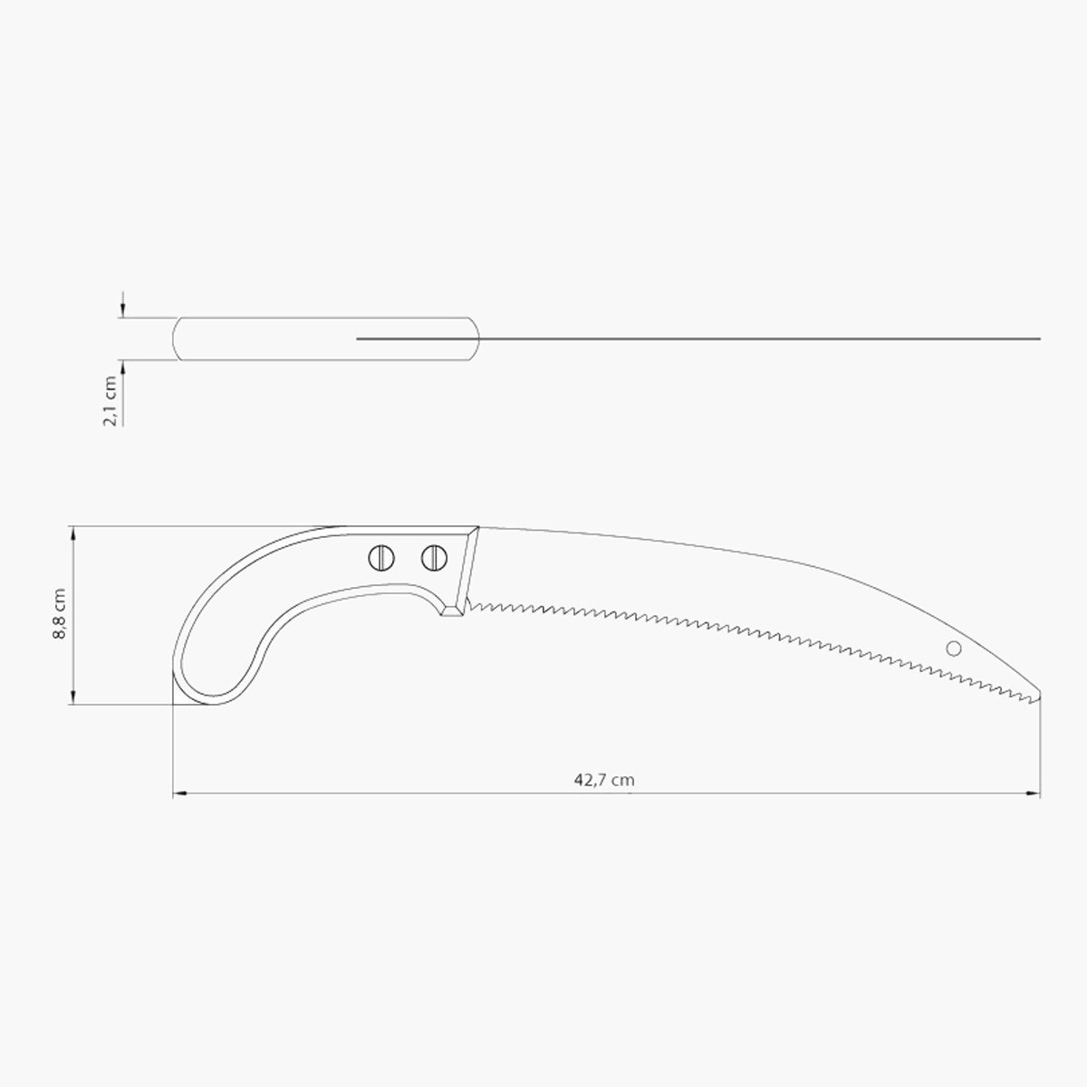 منشار تقليم من ترامونتينا - 42.7x8.8 سم-hbxhomeware-gardenandoutdoor-outdooraccessories-image-2