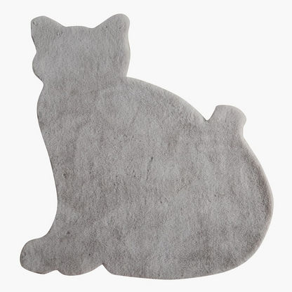Arlo Cat Shaped Shaggy Carpet - 81x90 cms