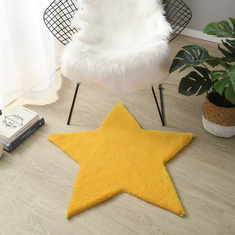 Arlo Star Shaped Shaggy Carpet - 80x80 cms