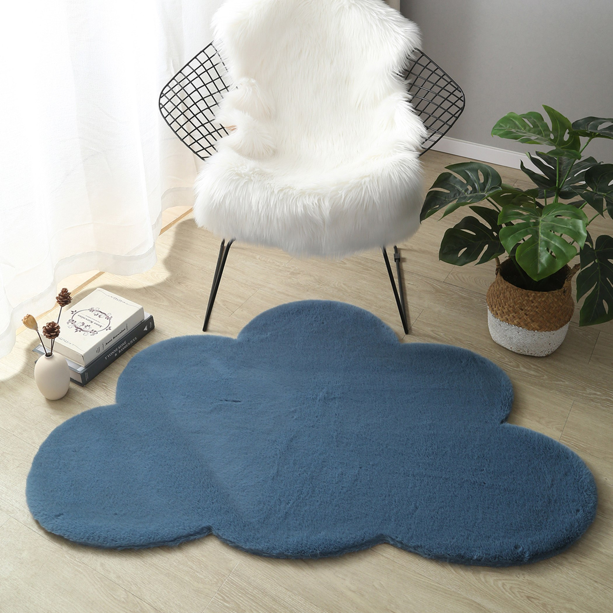 سجادة شاجي بشكل غيمة من آرلو - 80x120 سم-hbxhomeware-hbxkidsandyouth-image-1