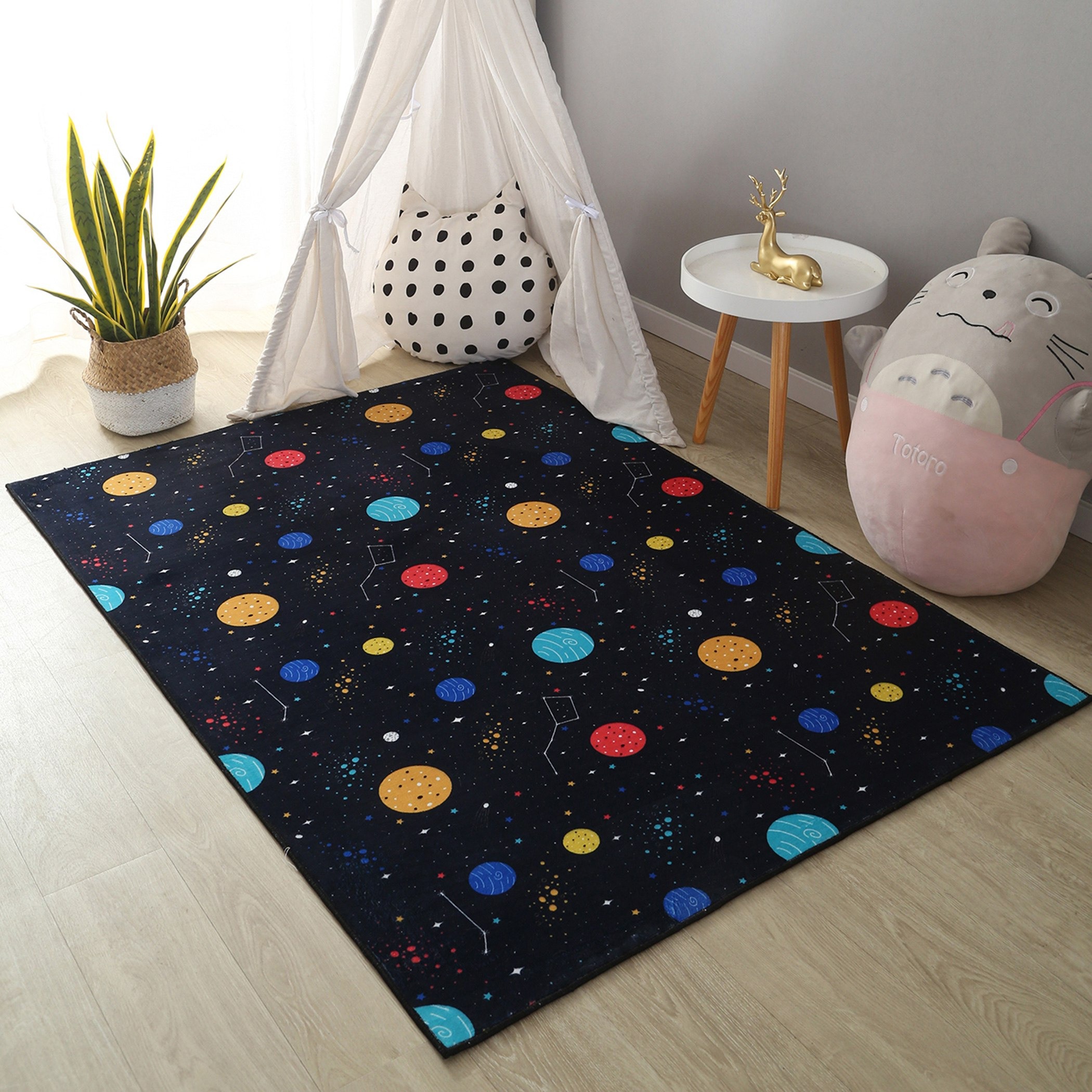 سجادة فلانيل جالاكسي بطبعات من آرلو - 110x160 سم-hbxhomeware-hbxkidsandyouth-image-1