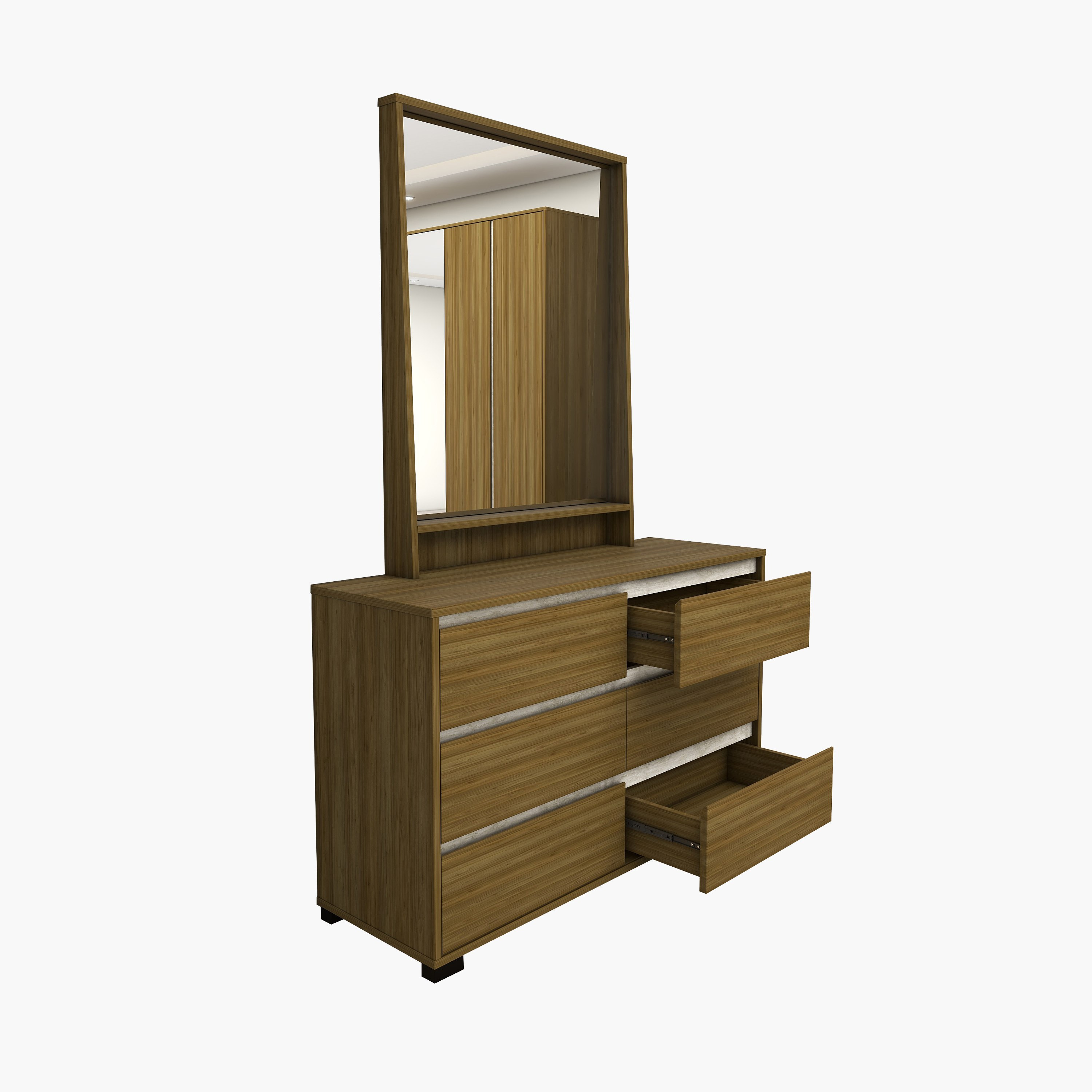 طقم غرفة نوم كينج 5 قطع من بريندا - 200x180 سم-hbxbedroom-bedsandbedsets-bedroomsets-king-image-6