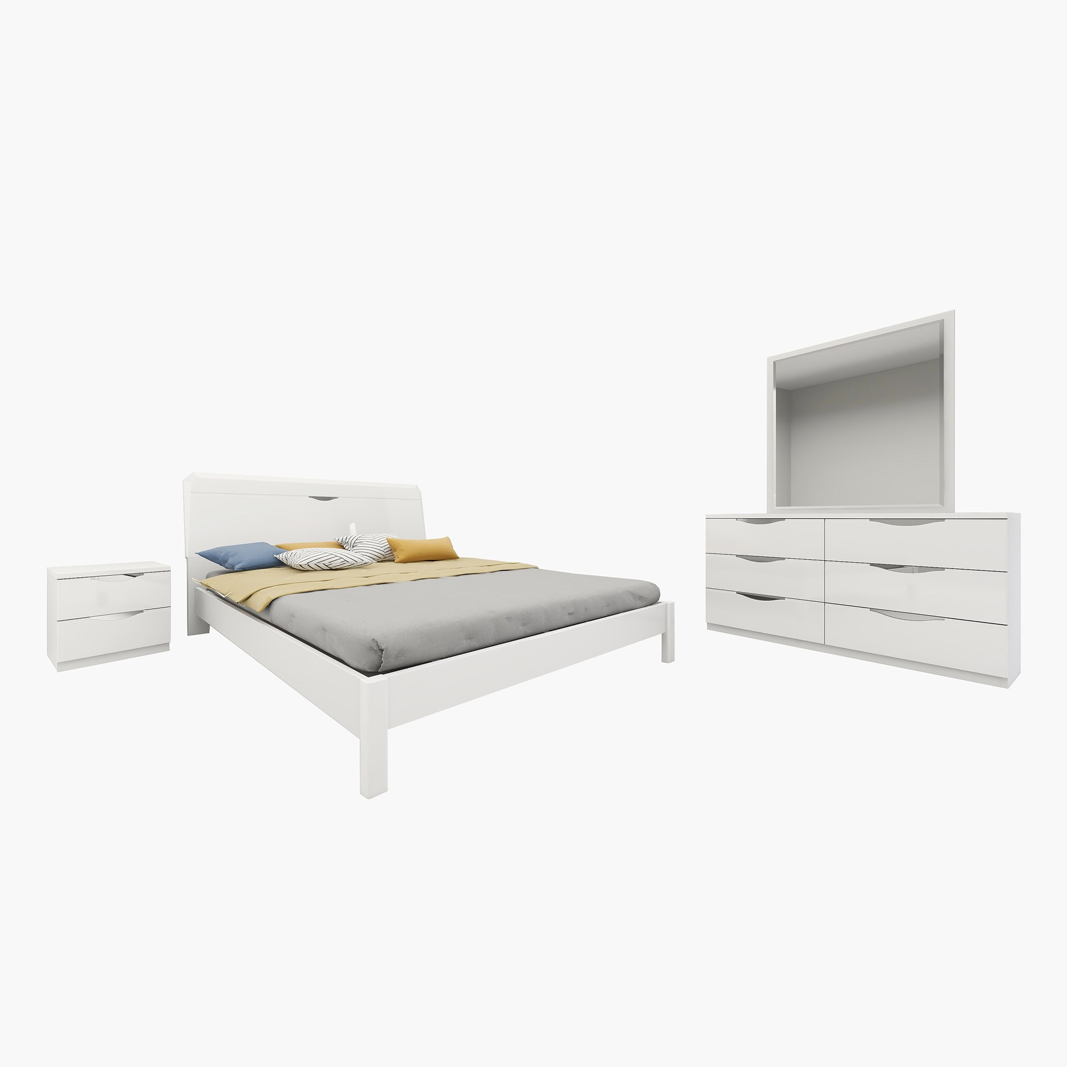 طقم غرفة نوم كينج 5 قطع من ويني - 180x200 سم-hbxbedroom-bedsandbedsets-bedroomsets-king-image-2