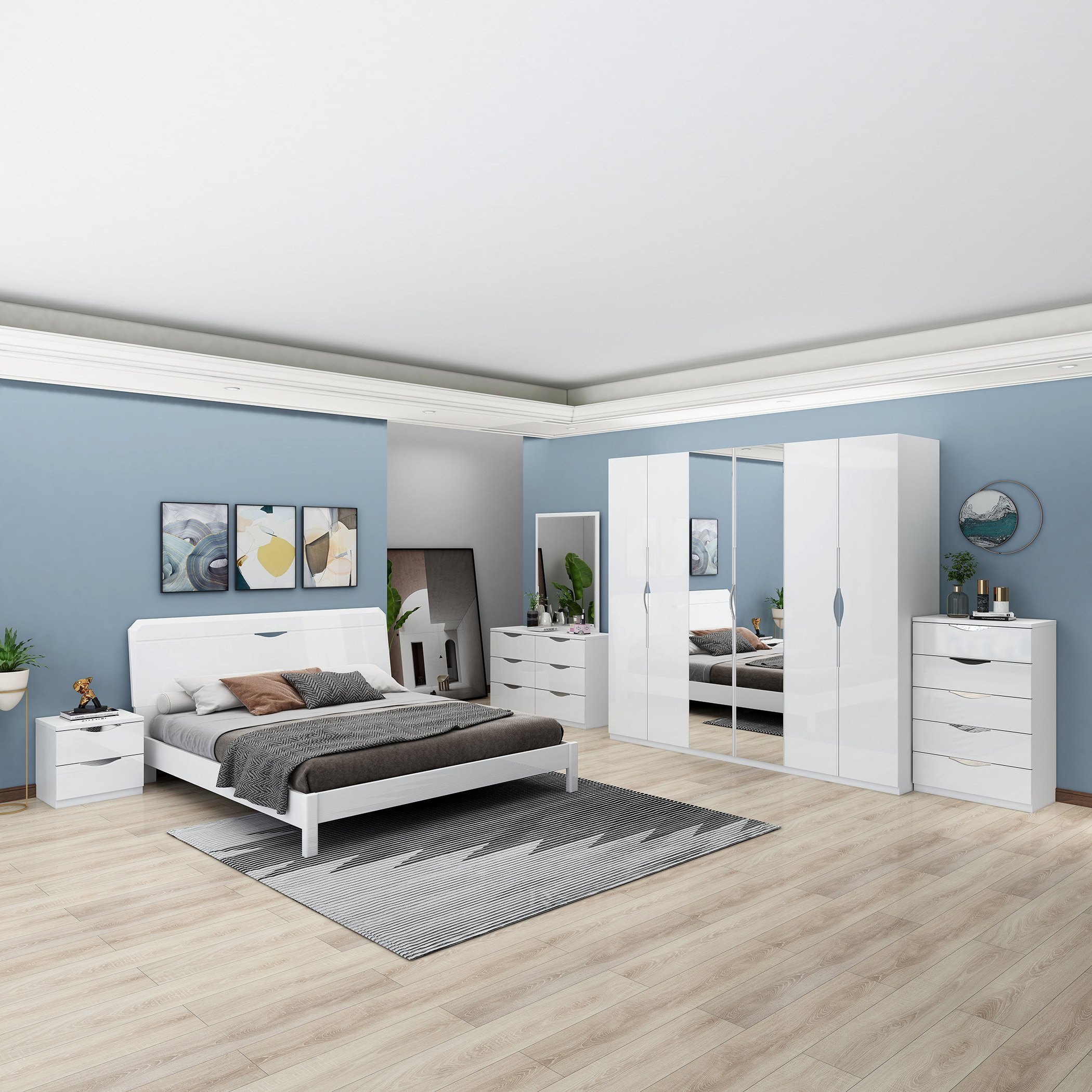 وحدة تخزين 5 أدراج من ويني-hbxfurniture-dressersandchests-chestofdrawers-image-6