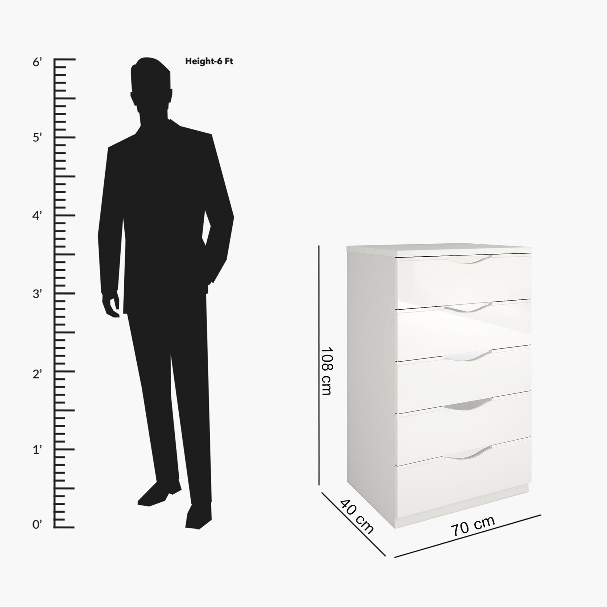 وحدة تخزين 5 أدراج من ويني-hbxfurniture-dressersandchests-chestofdrawers-image-9