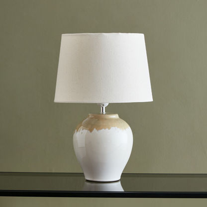Zenia Ceramic Table Lamp - 30x30x45 cms
