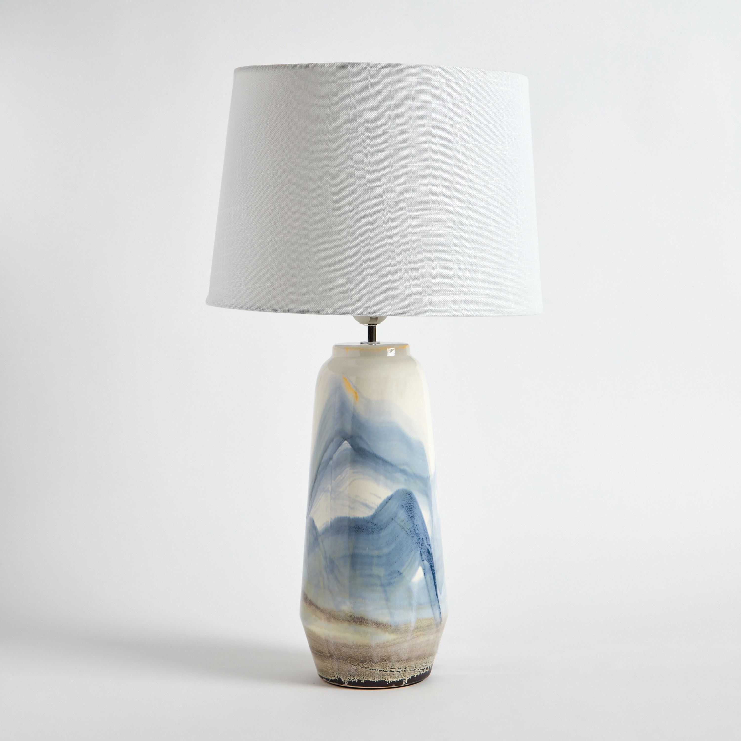 مصباح طاولة سيراميك من زينيا - 33x33x58 سم-hbxlivingroom-lighting-tablelamps-image-7