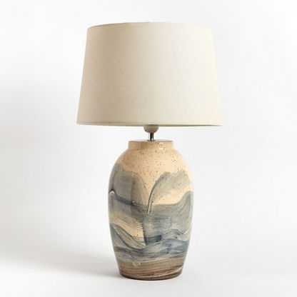 Zenia Ceramic Table Lamp - 35x35x61 cms
