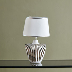 Zenia Ceramic Table Lamp - 27x16x42 cms