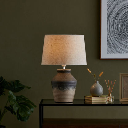 Zenia Ceramic Table Lamp - 35x35x48 cm