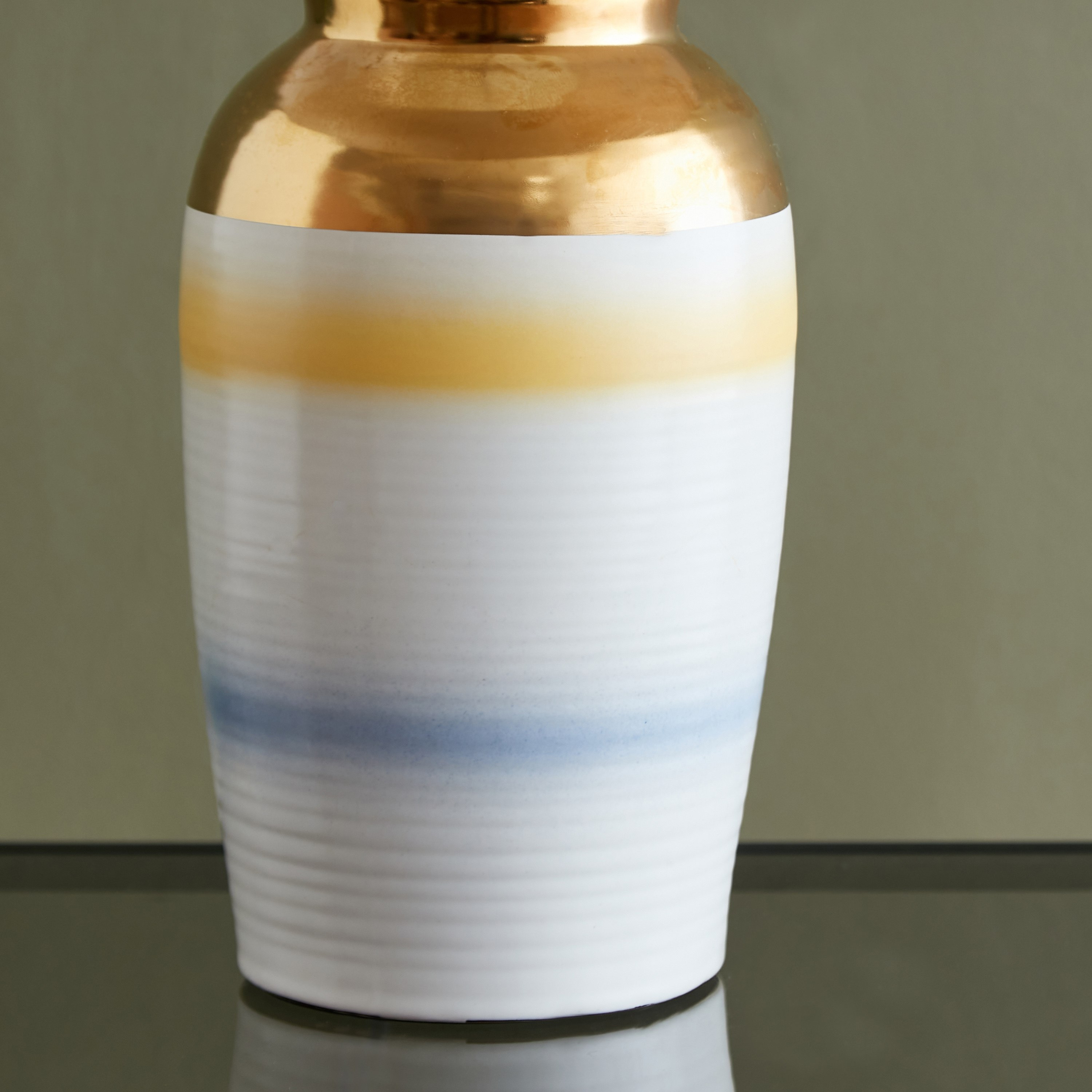 مصباح طاولة سيراميك من زينيا - 28x28x48 سم-hbxlivingroom-lighting-tablelamps-image-4