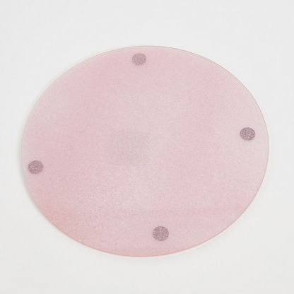 Verdura Glass Circle Platter - 25 cms