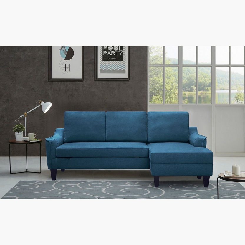 Sydney Right Corner Sofa Bed with Side Pocket and USB-Sofa Beds-image-0