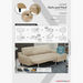 Sydney Right Corner Sofa Bed with Side Pocket and USB-Sofa Beds-thumbnail-10