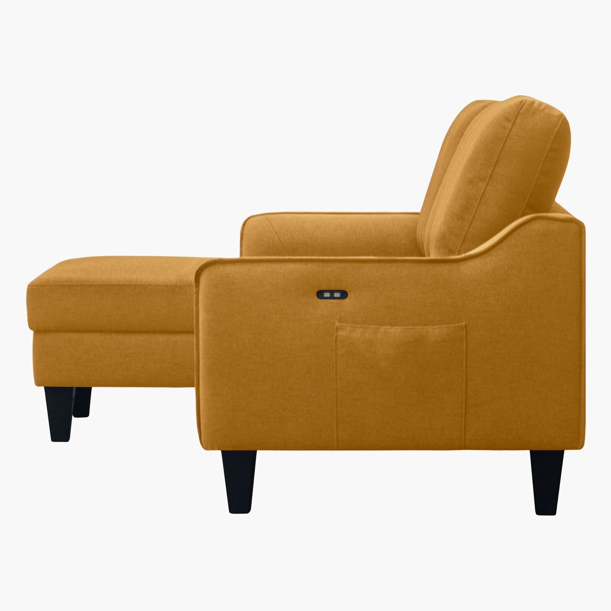 كنبة سرير ركنية يسار 3 مقاعد مع جيب جانبي ومنفذ يو إس بي من سيدني-hbxfurniture-livingroom-sofasandsofasets-image-4