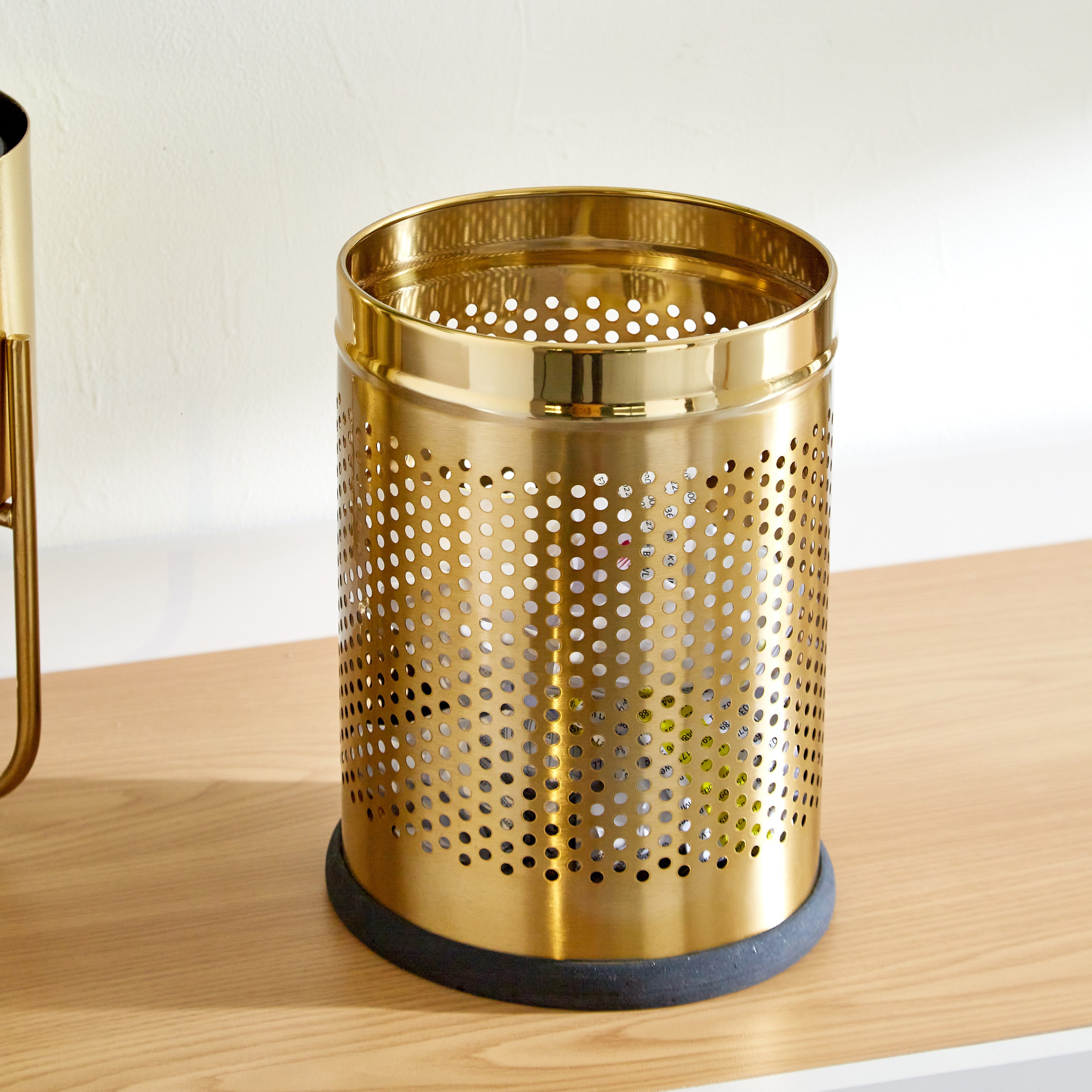 Nova Stainless Steel Perforated Bin - 17.7x17.7x25.7 cm-hbxhomeware-hbxbathroom-image-2