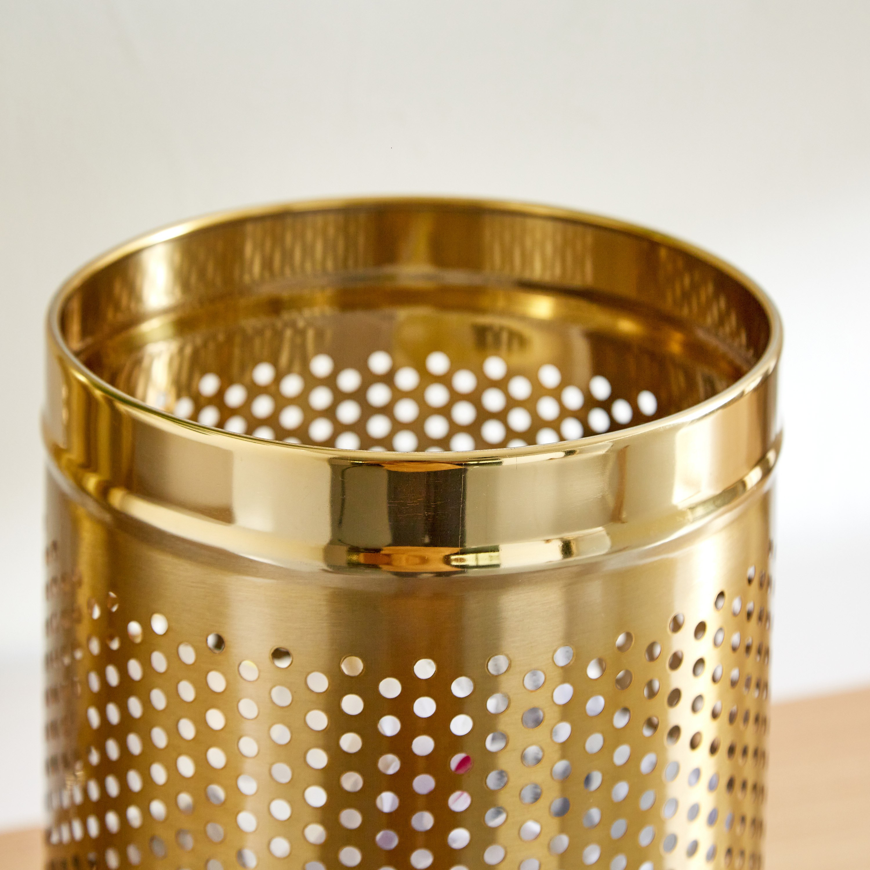 Nova Stainless Steel Perforated Bin - 17.7x17.7x25.7 cm-hbxhomeware-hbxbathroom-image-4