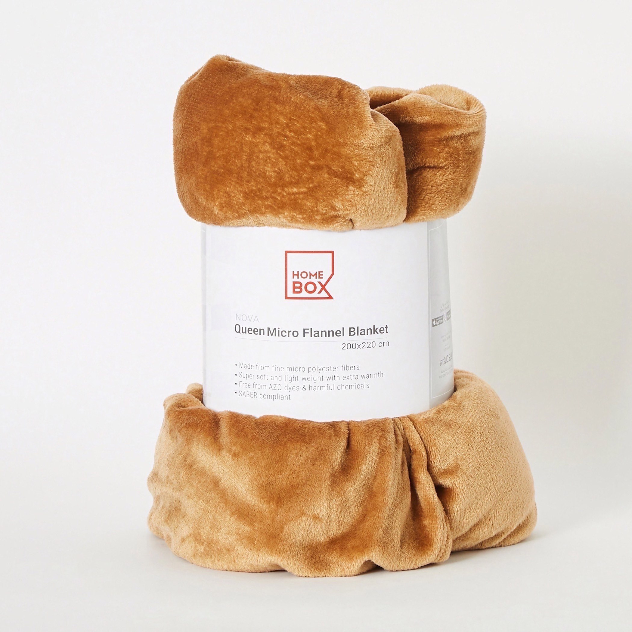 Nova Solid Flannel Queen Blanket - 200x220 cm-hbxhomeware-hbxbedroom-image-6