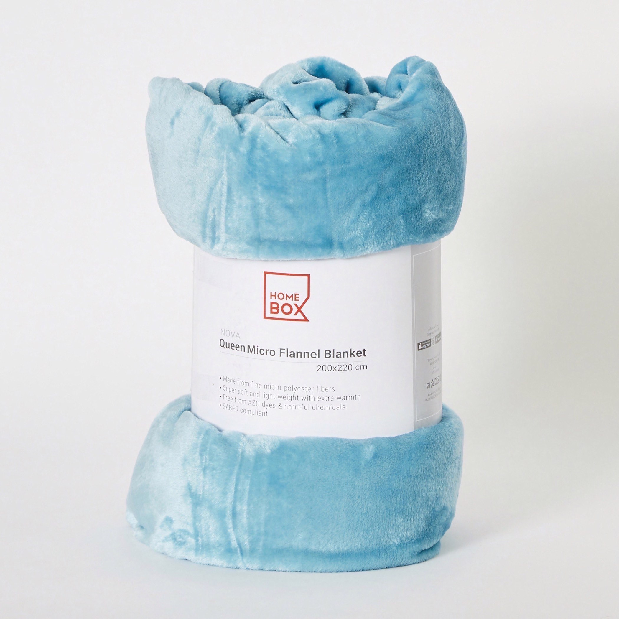 Nova Solid Flannel Queen Blanket - 200x220 cm-hbxhomeware-hbxbedroom-image-6