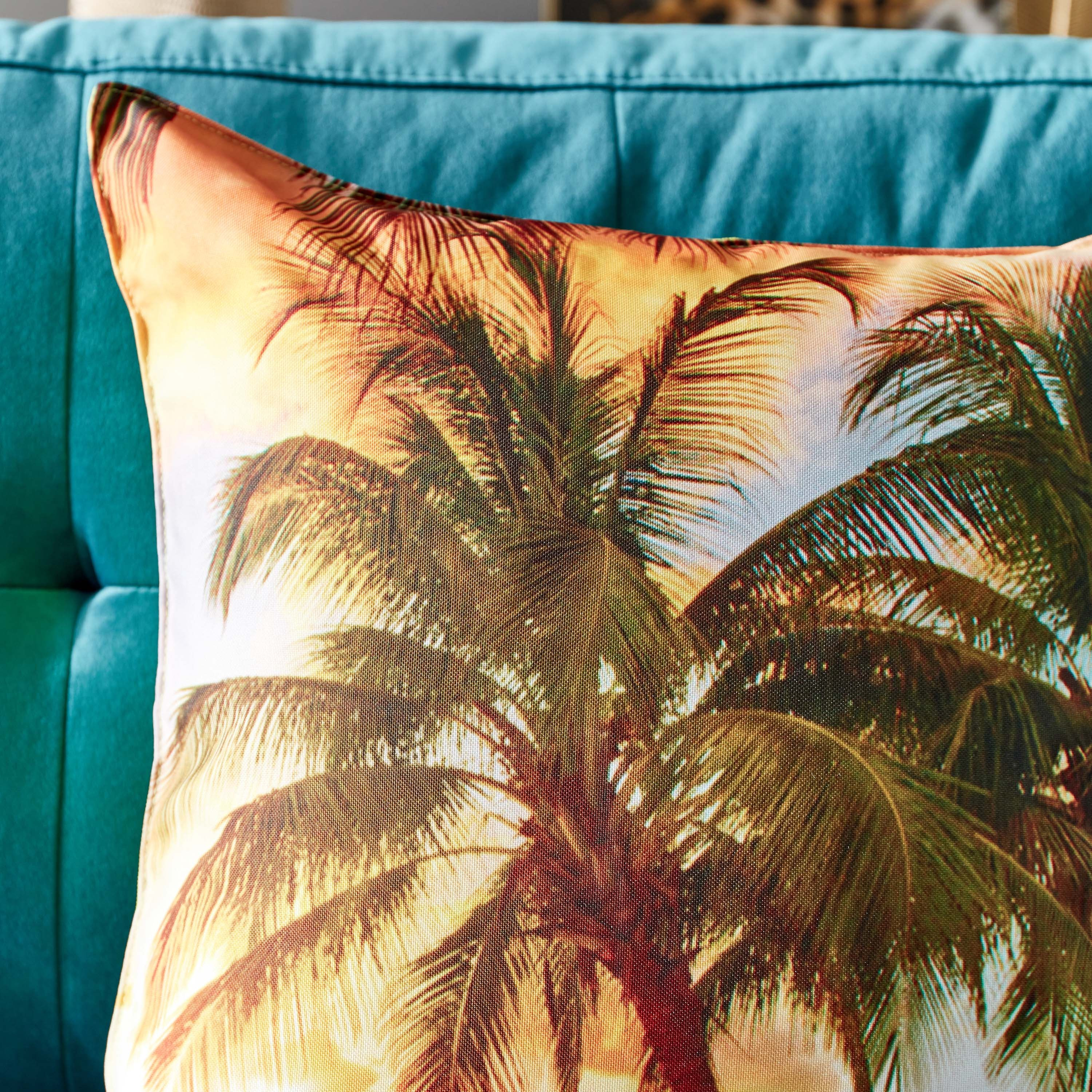 غطاء وسادة بطبعات شاطئ نخيل رقمية - 45x45 سم-hbxhomeware-cushionsandcovers-cushioncovers-image-2