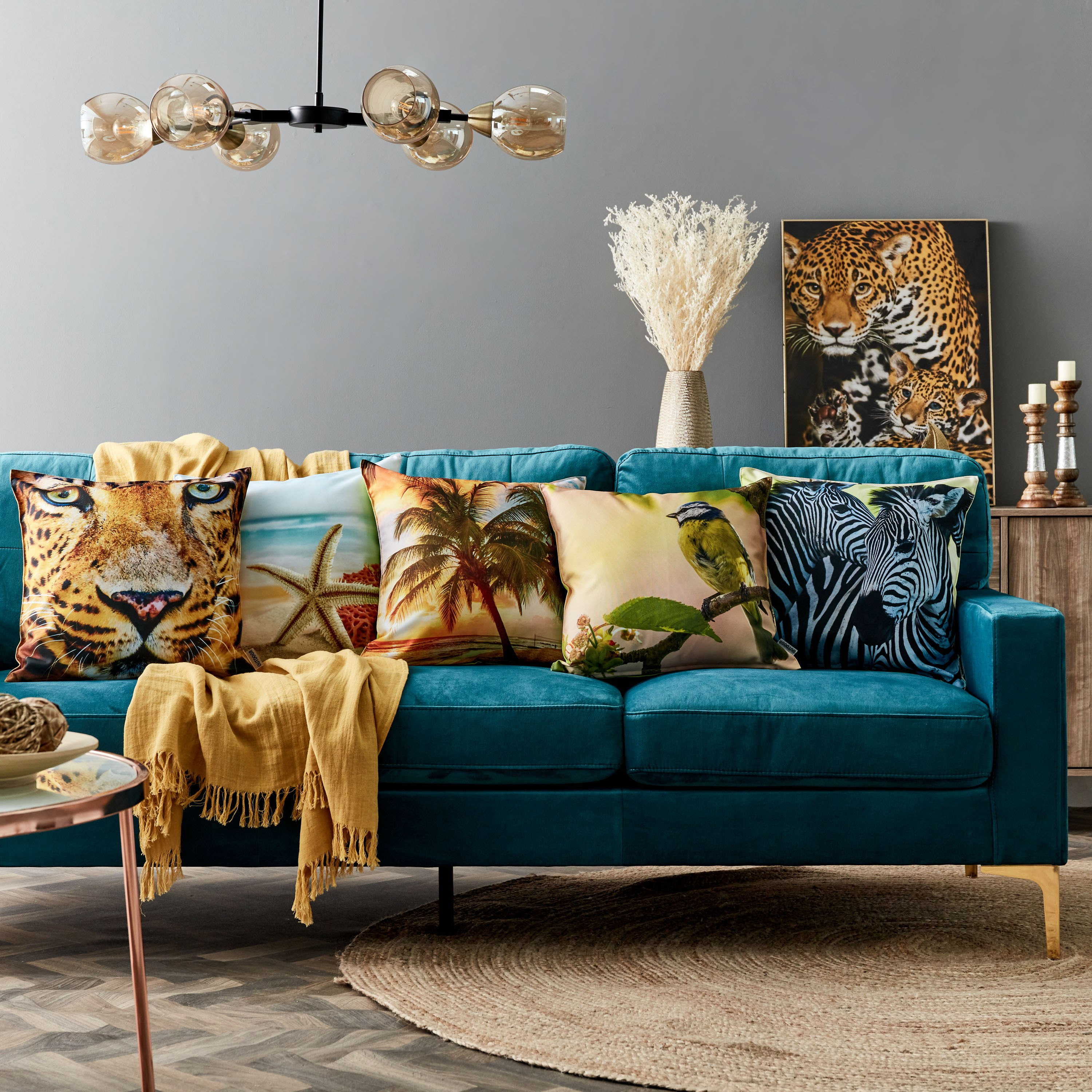 غطاء وسادة جلسات خارجية بطبعات حمار وحشي رقمية - 45x45 سم-hbxhomeware-cushionsandcovers-cushioncovers-image-4