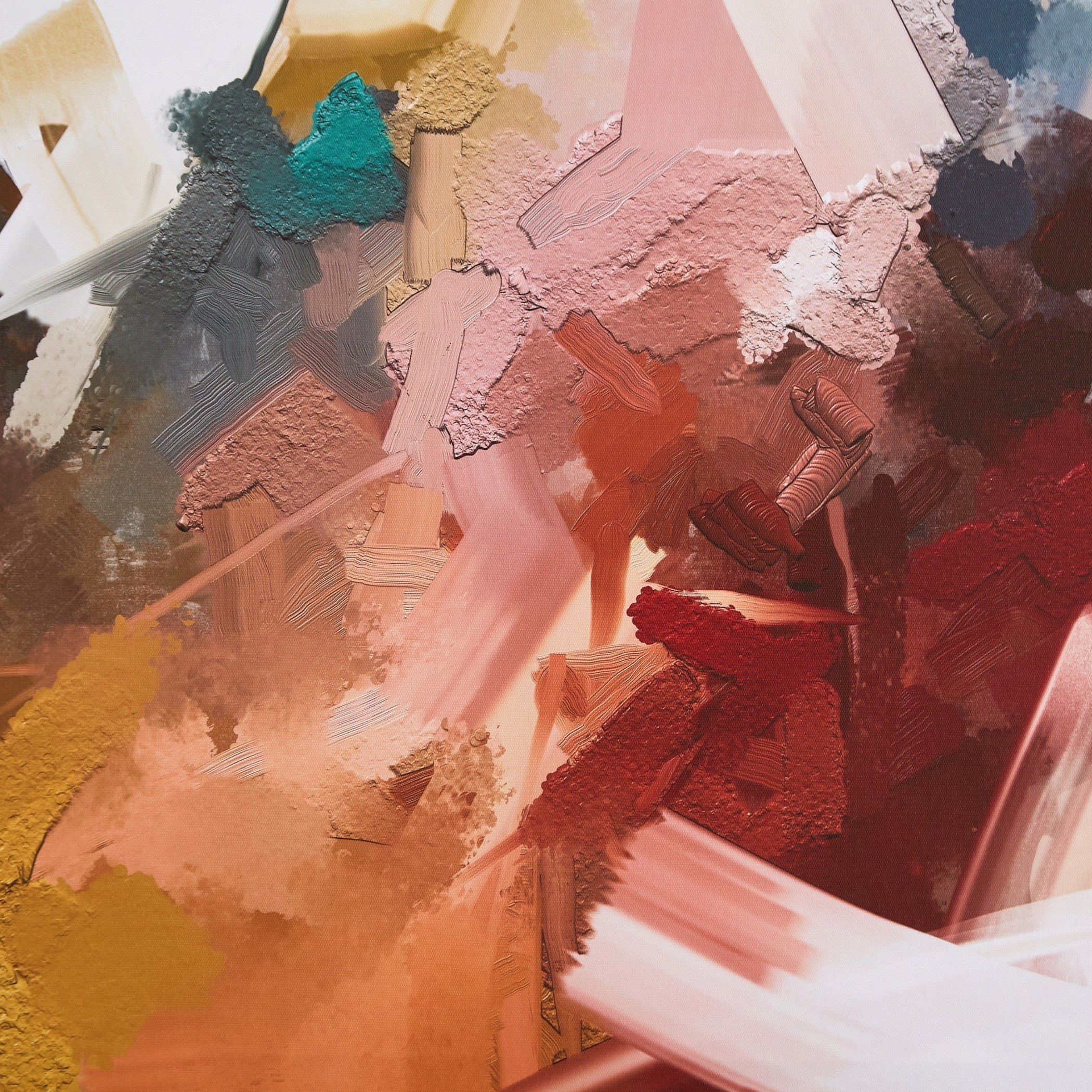 لوحة كانفاس مؤطّرة بطابع تجريدي من آيرين - 70x3x50 سم-hbxhomeware-hbxdecorandfurnishings-image-4