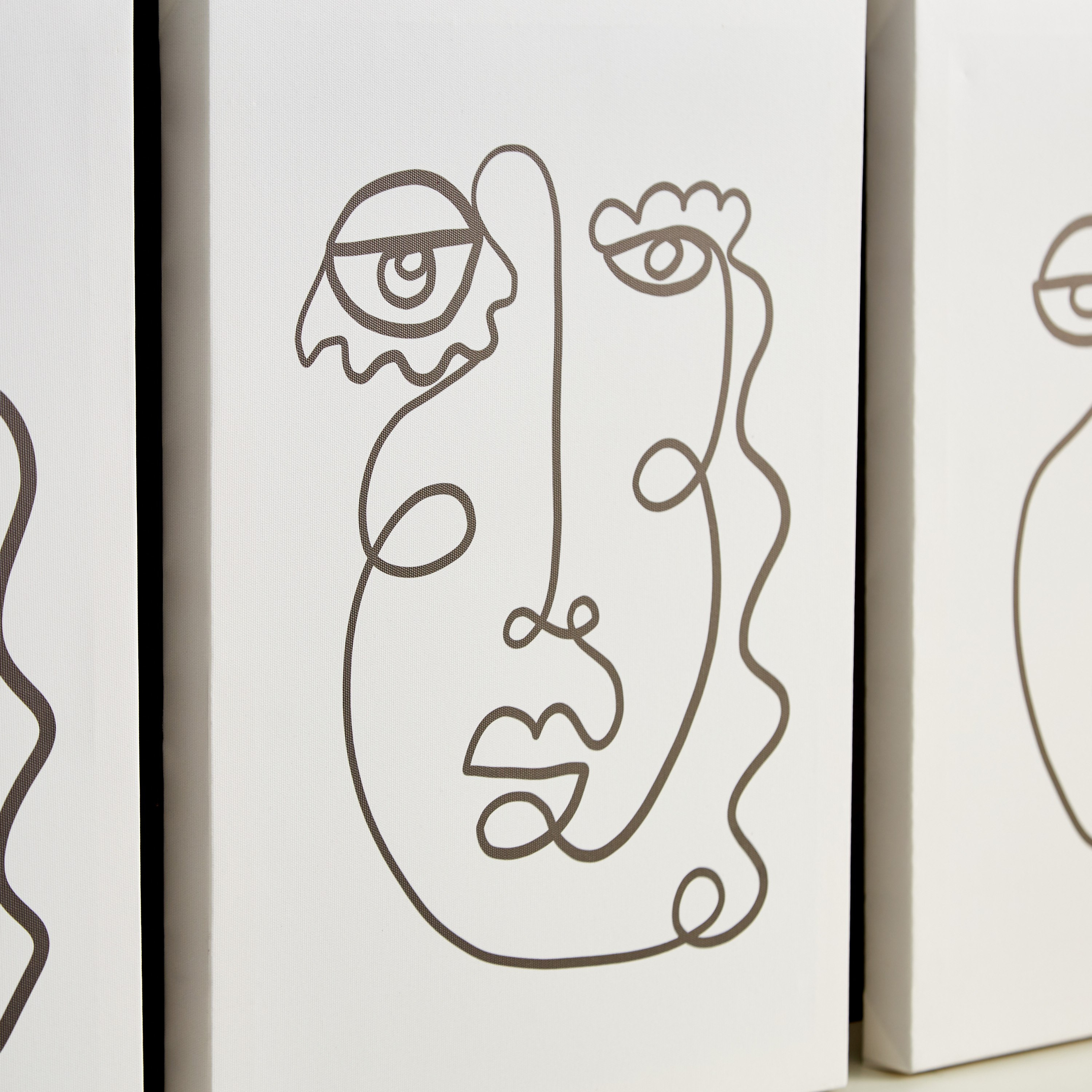 Irene 3-Piece Face Abstract Framed Canvas Picture Set - 30x3x40 cm-hbxhomeware-hbxdecorandfurnishings-image-4