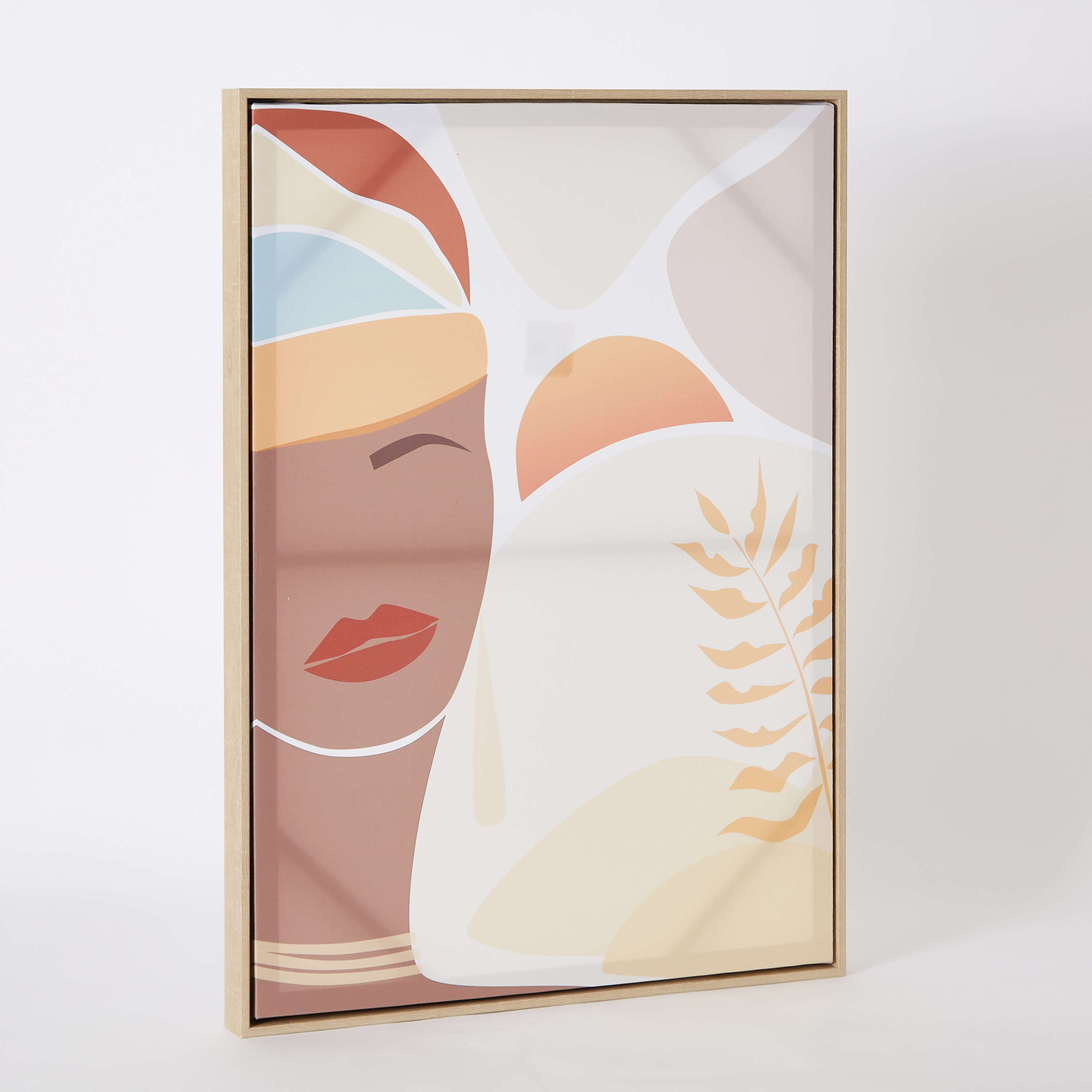 لوحة كانفاس مؤطرة بتصميم وجه من آيرين - 50x4x70 سم-hbxhomeware-hbxdecorandfurnishings-image-5