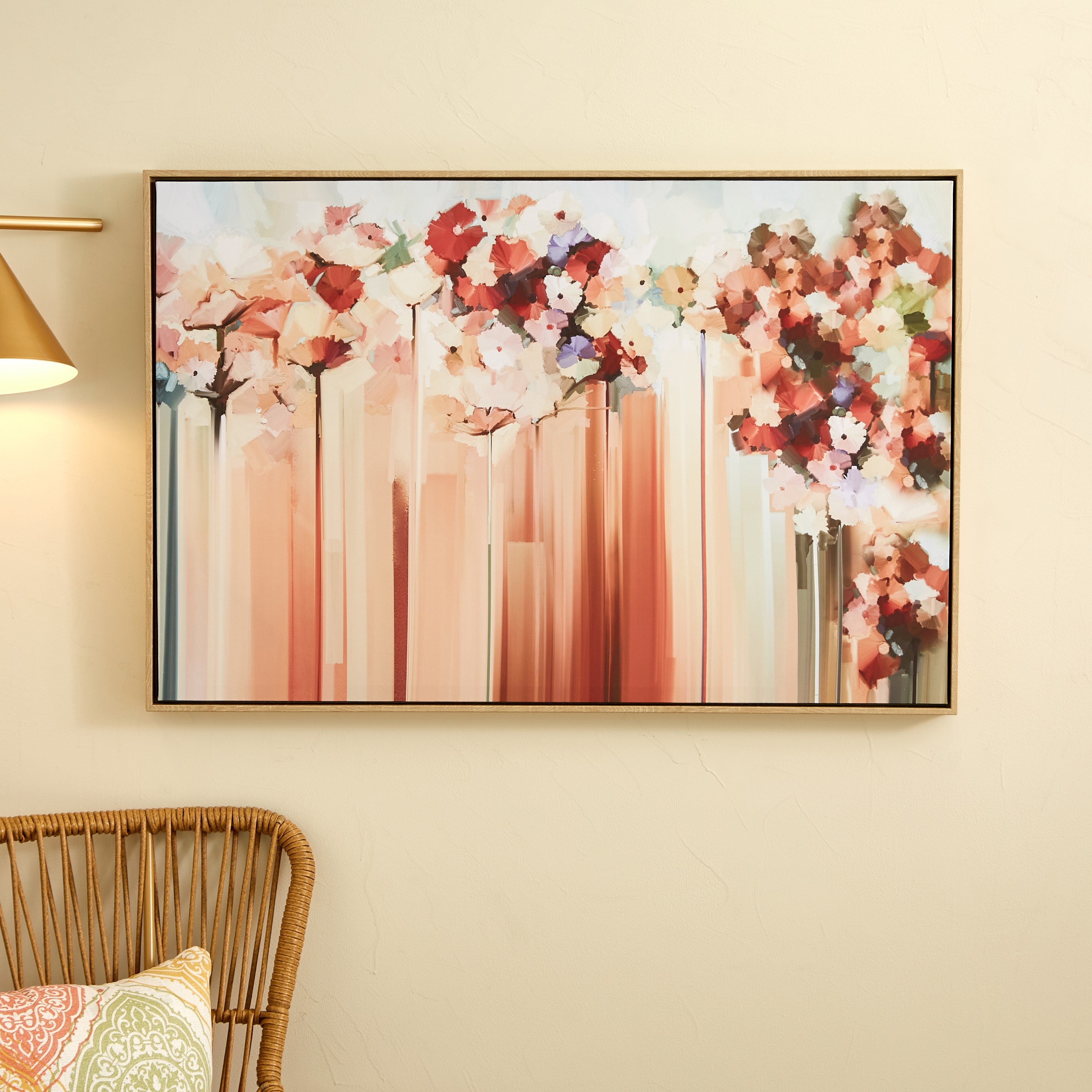 لوحة كانفاس مؤطّرة بتصميم زهور وخطوط تجريدية من آيرين - 90x4x60 سم-PROMO_HB_AE_B1G1_250925-image-2