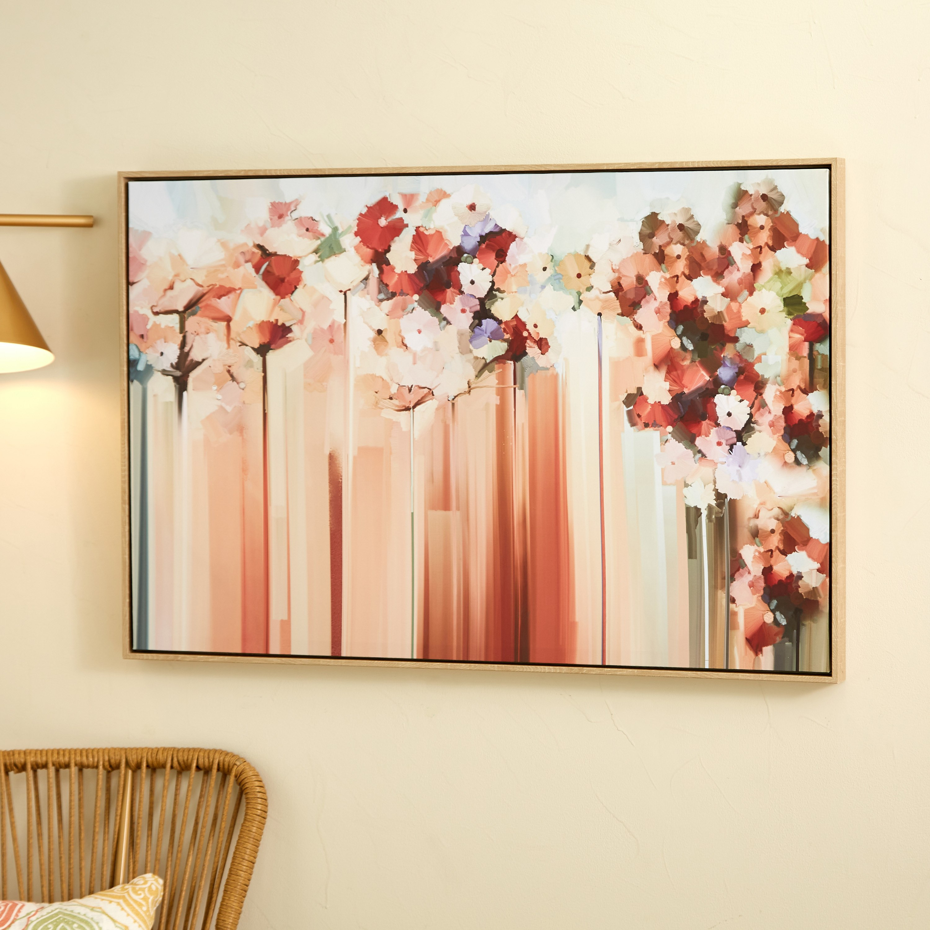 لوحة كانفاس مؤطّرة بتصميم زهور وخطوط تجريدية من آيرين - 90x4x60 سم-PROMO_HB_AE_B1G1_250925-image-3