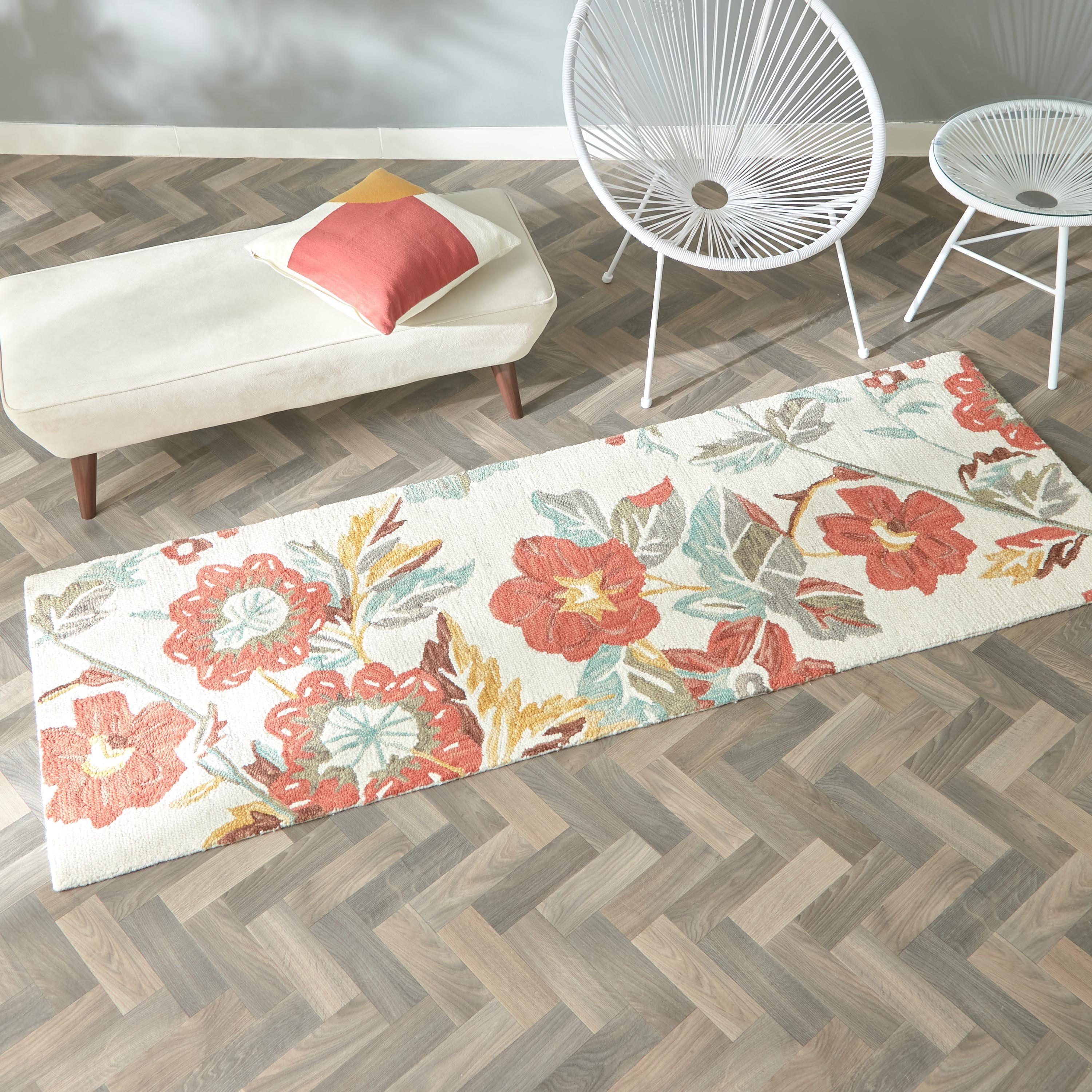 سجادة صوف معنقدة يدويًا من ليا امارا - 80x230 سم-hbxdecorandfurnishings-floorcoverings-rugs-image-1