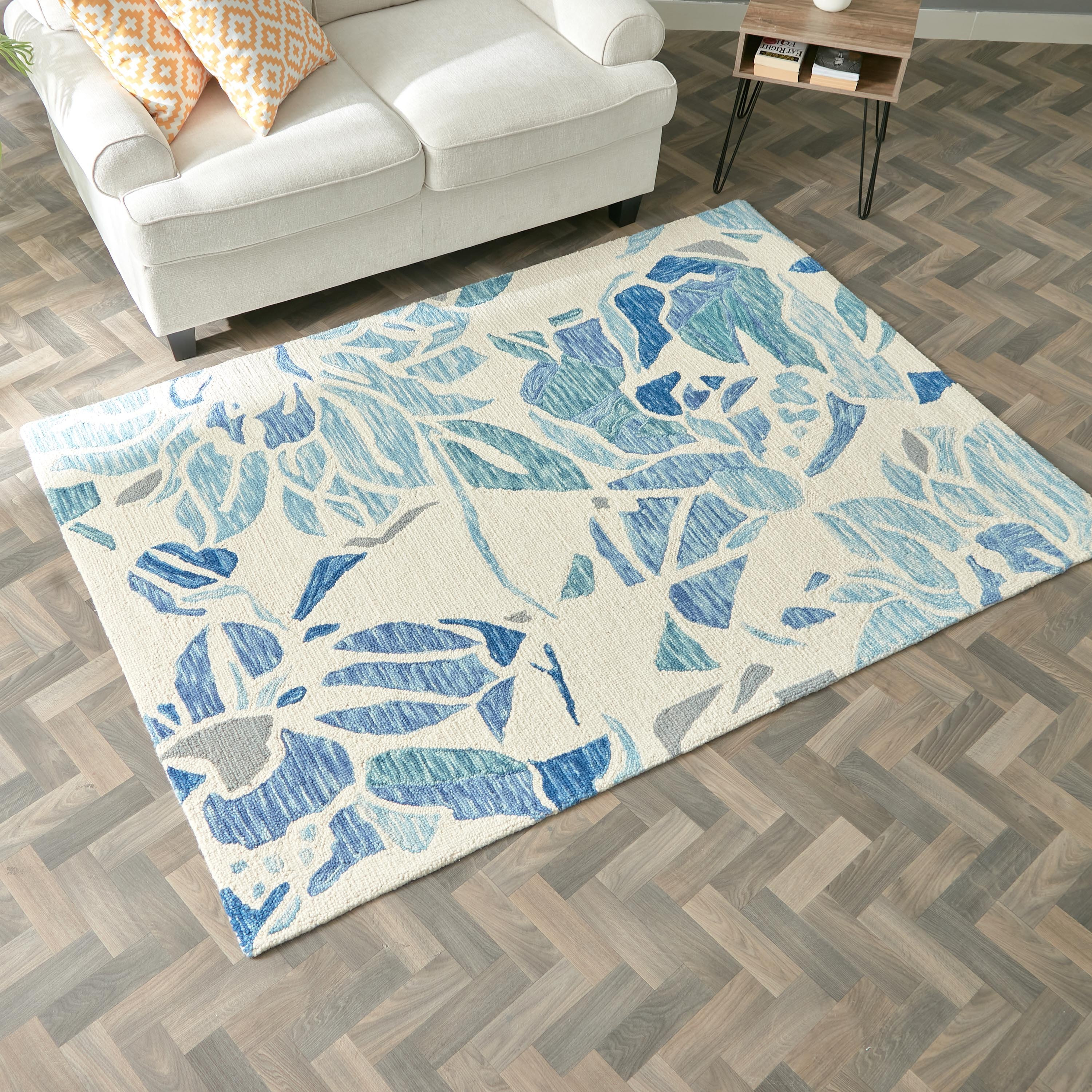 سجادة صوف معنقدة يدويًا من ليا سيليست - 120x170 سم-hbxdecorandfurnishings-floorcoverings-rugs-image-1