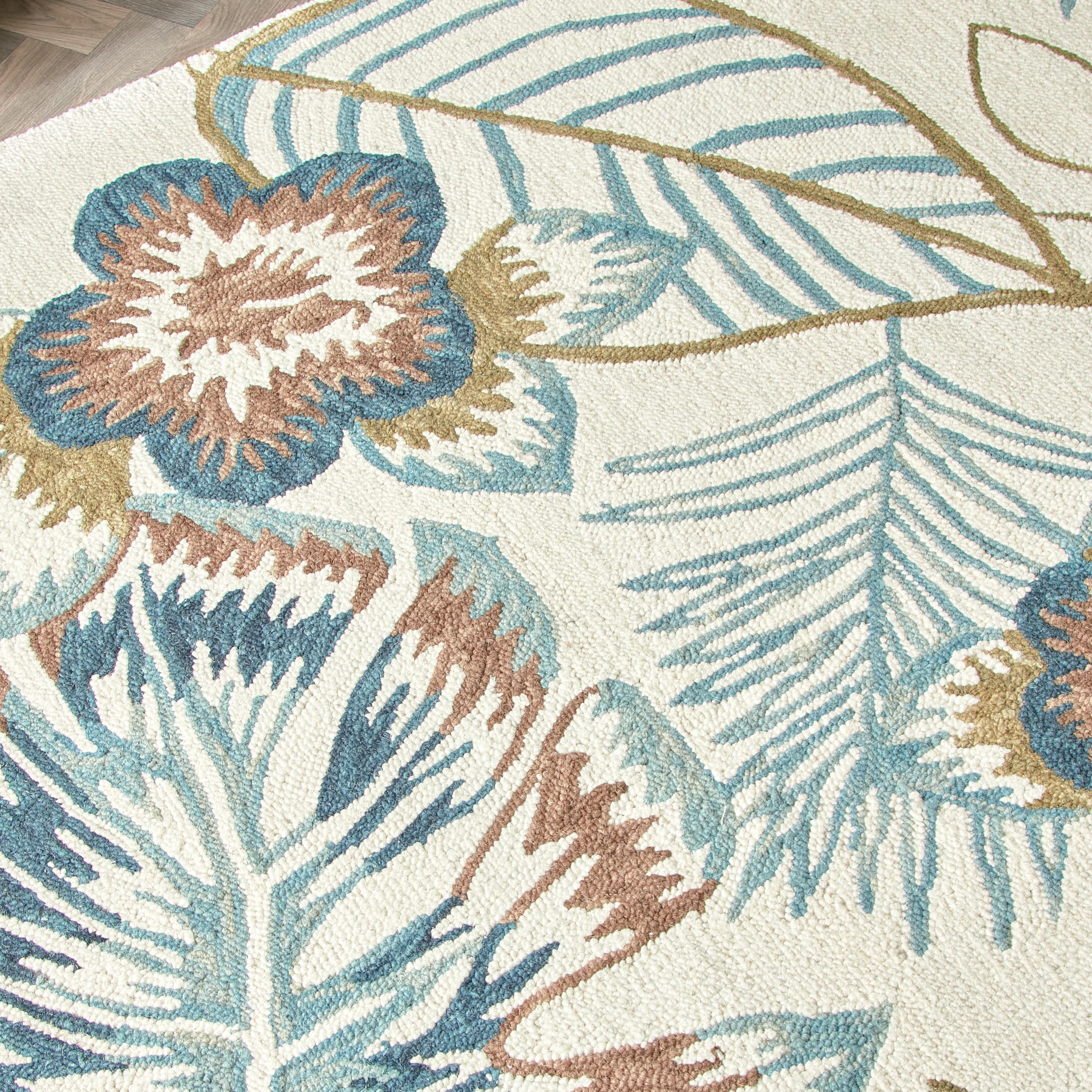 Leia Kaylee Hand Tufted Woollen Rug - 80x230 cm-hbxdecorandfurnishings-floorcoverings-rugs-image-2