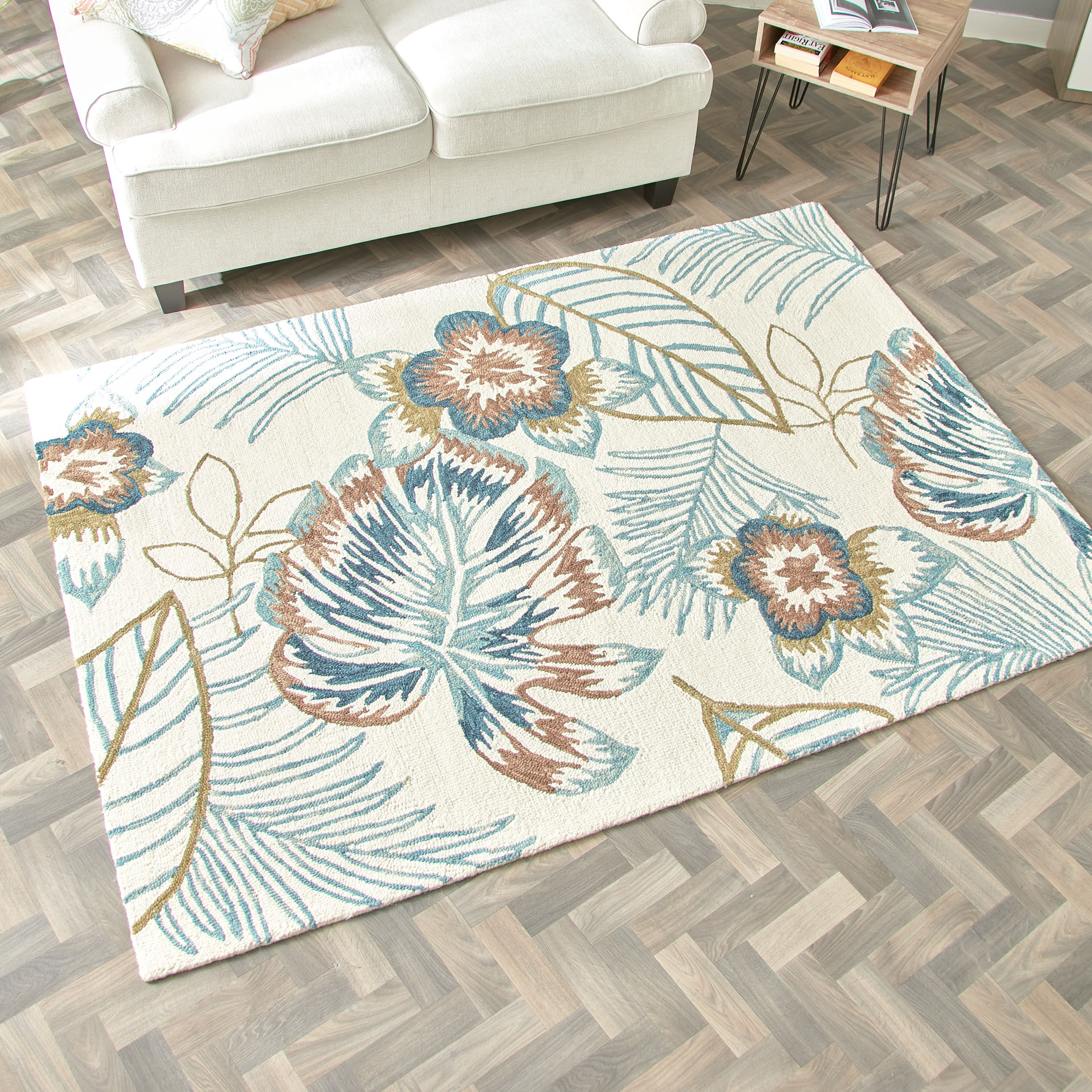 سجادة صوف معنقدة يدويًا من ليا كايلي - 160x230 سم-hbxdecorandfurnishings-floorcoverings-rugs-image-1