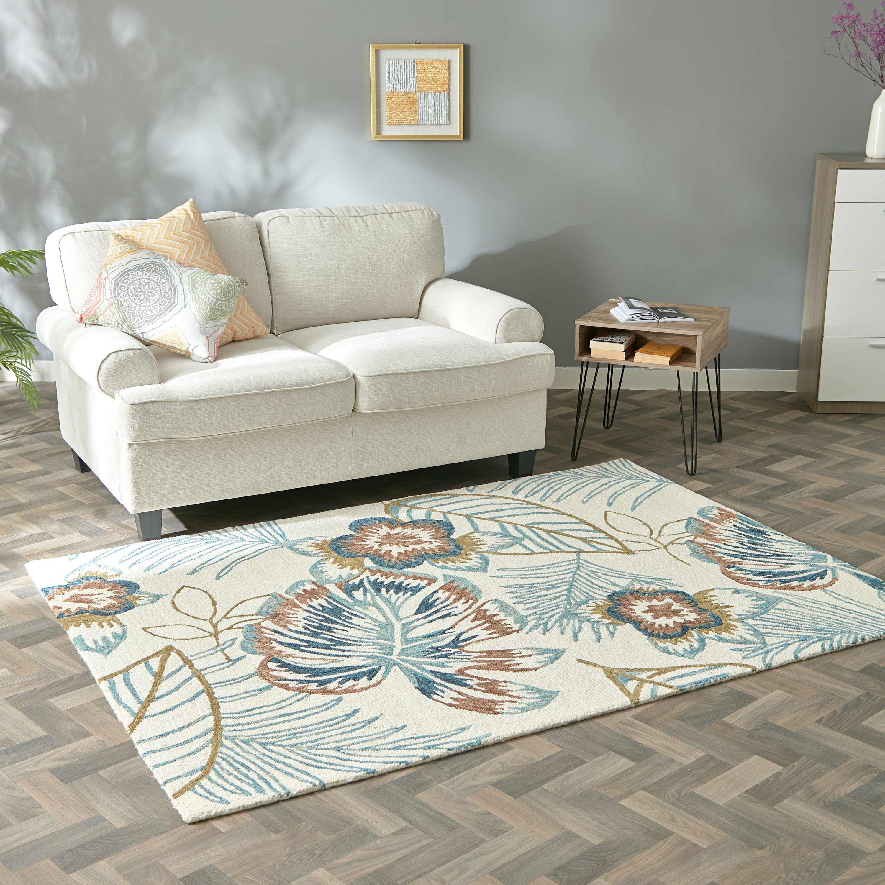 سجادة صوف معنقدة يدويًا من ليا كايلي - 160x230 سم-hbxdecorandfurnishings-floorcoverings-rugs-image-5