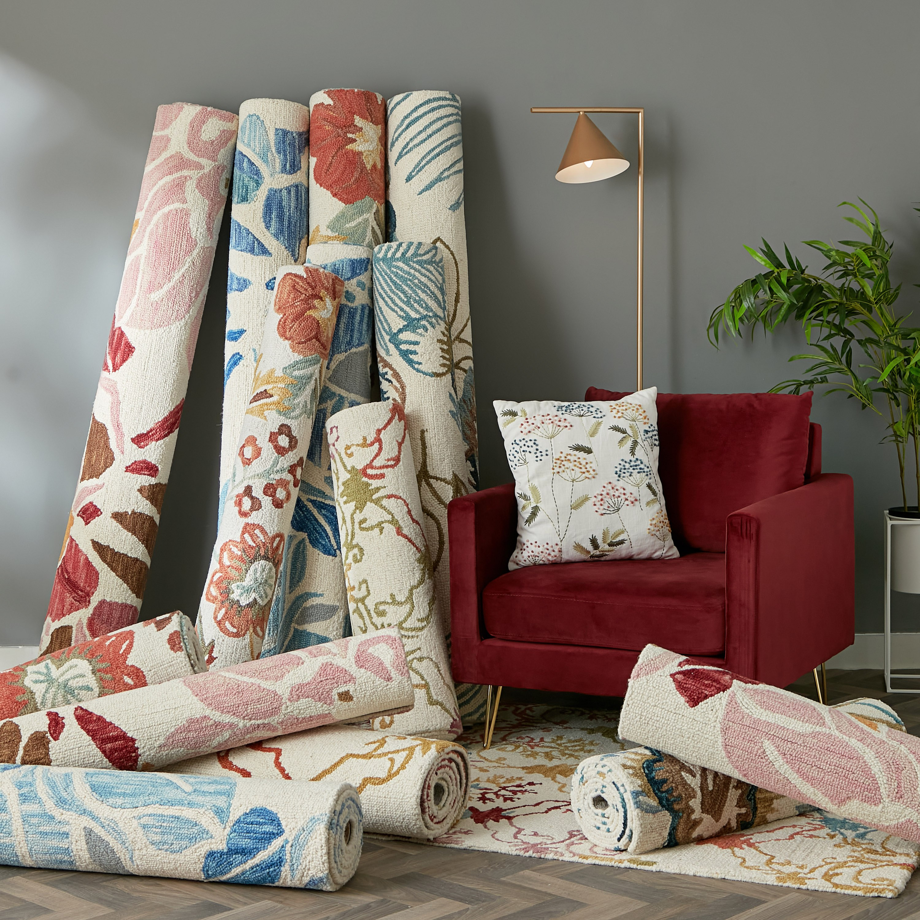 سجادة صوف معنقدة يدويًا من ليا كايلي - 160x230 سم-hbxdecorandfurnishings-floorcoverings-rugs-image-6