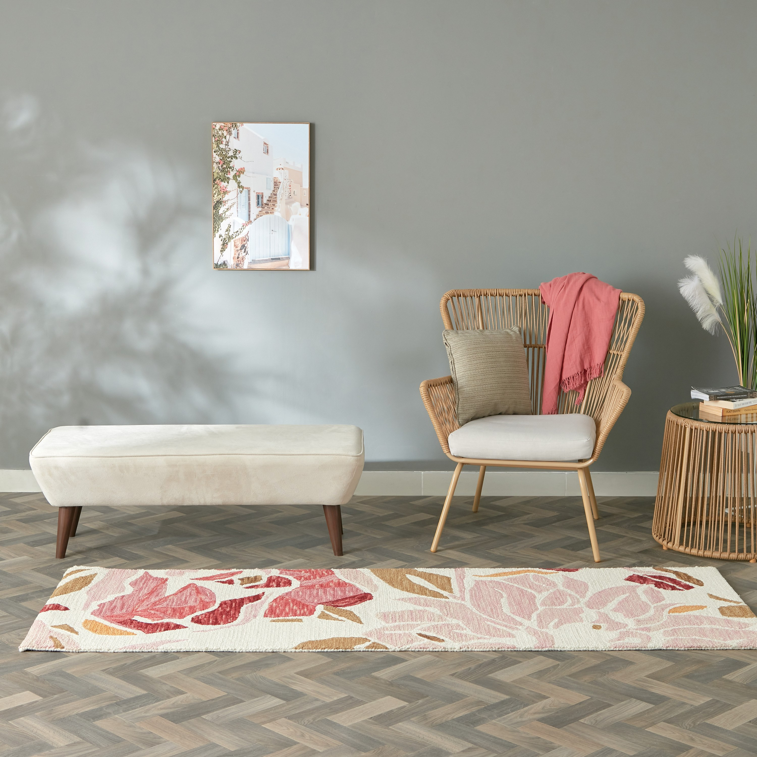 سجادة صوف معنقدة يدويا من ليا كيلاني - 80x230 سم-hbxdecorandfurnishings-floorcoverings-rugs-image-5