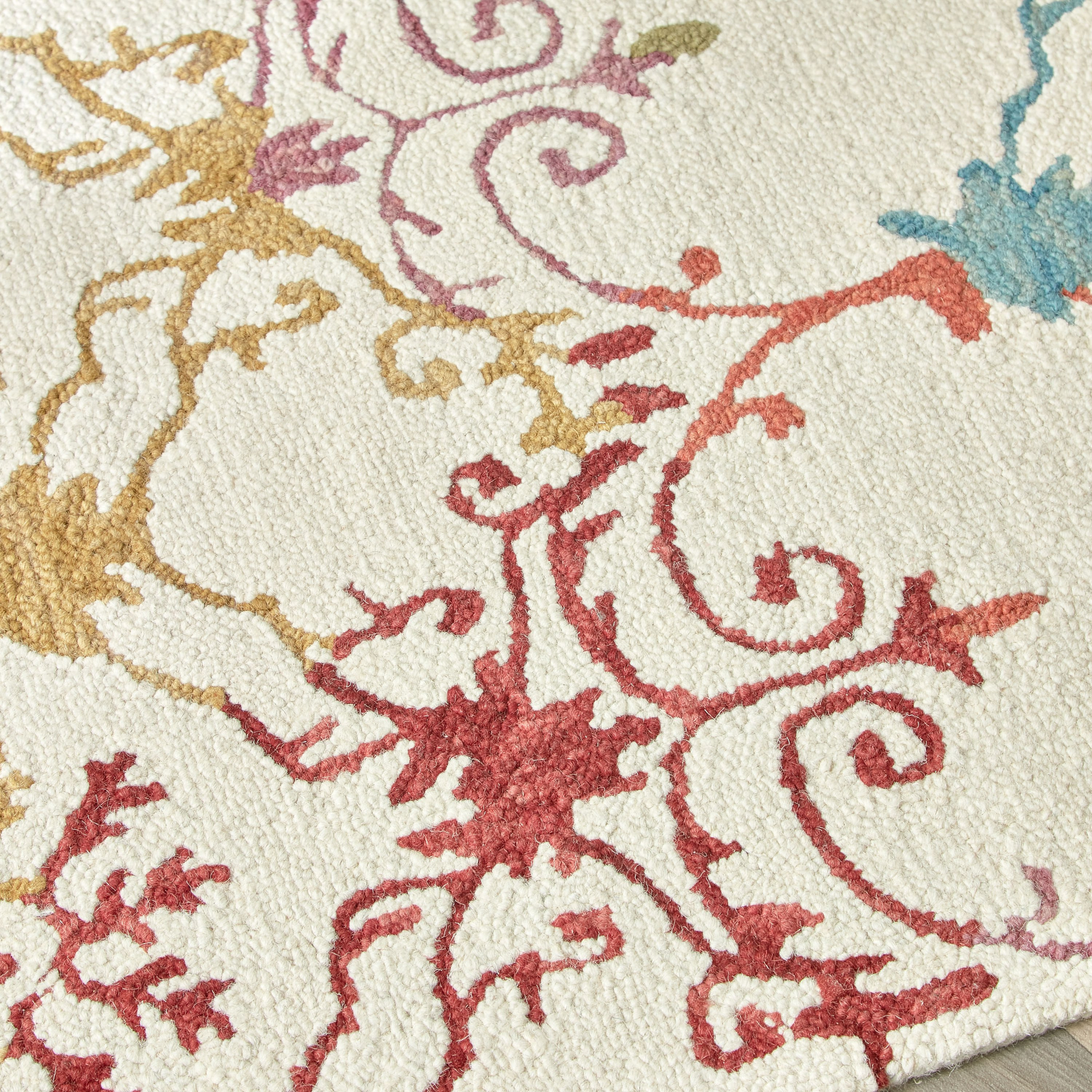 سجادة صوف معنقدة يدويا من ليا ريلين - 80x230 سم-hbxdecorandfurnishings-floorcoverings-rugs-image-2
