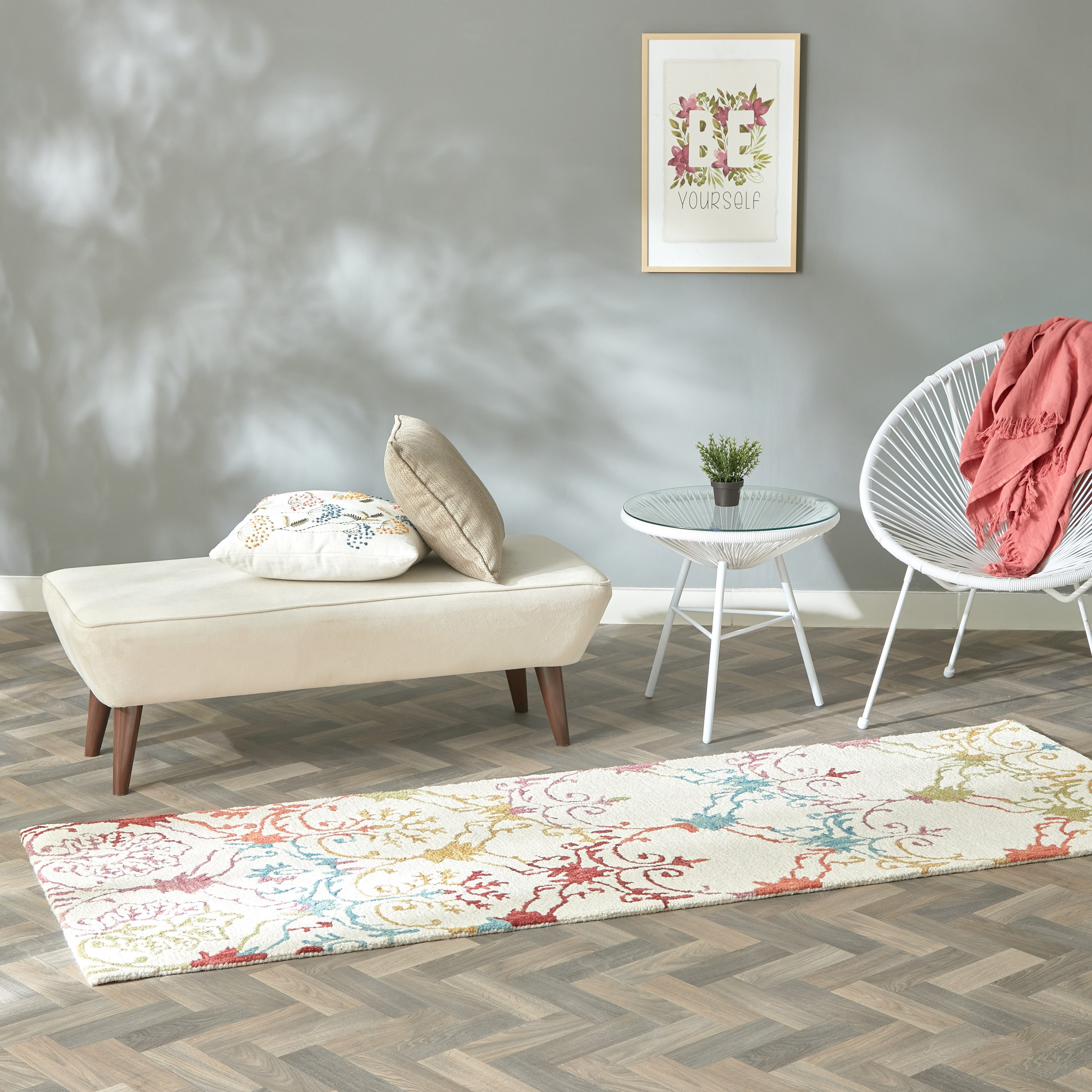 سجادة صوف معنقدة يدويا من ليا ريلين - 80x230 سم-hbxdecorandfurnishings-floorcoverings-rugs-image-5