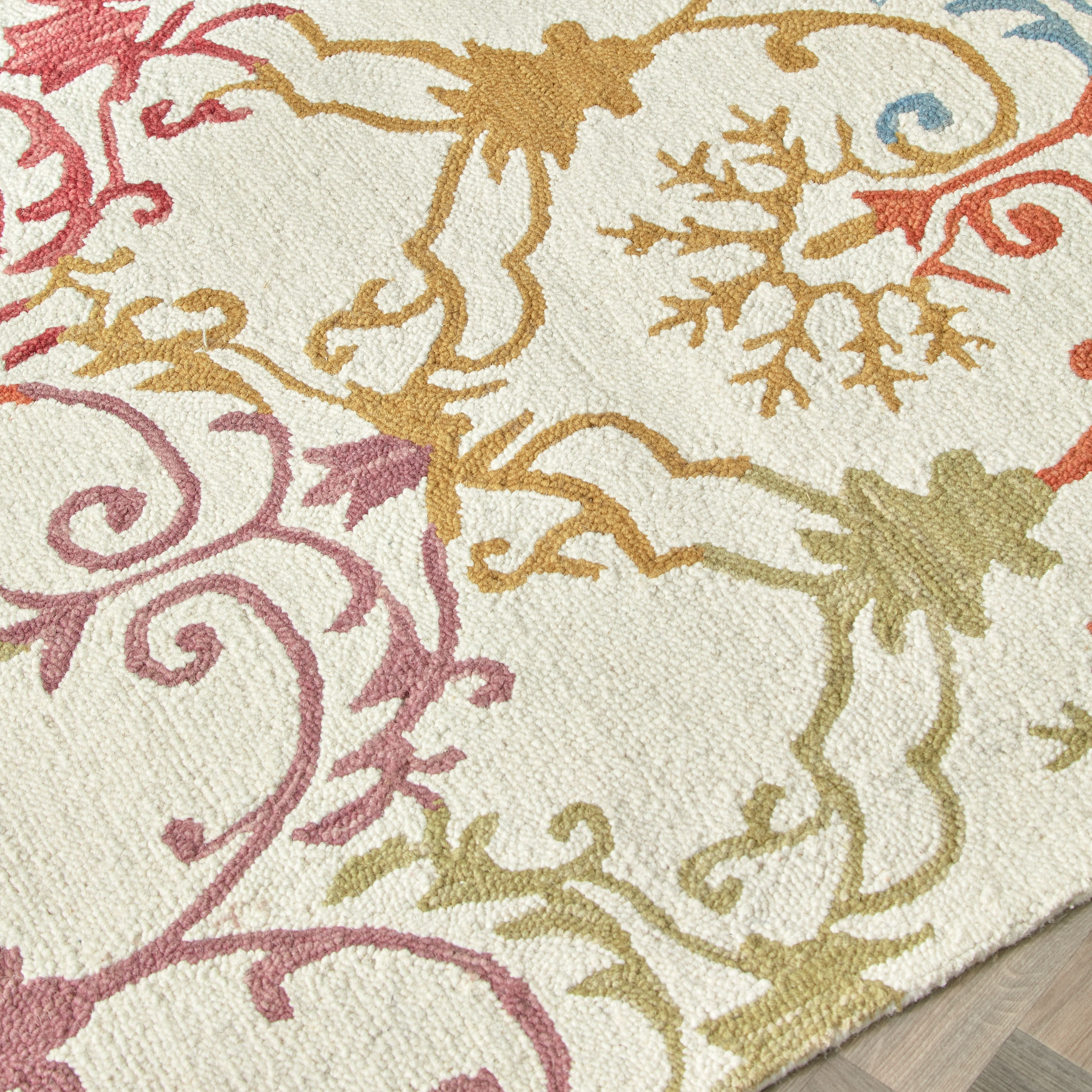 سجادة صوف معنقدة يدويا من ليا ريلين - 120x170 سم-hbxdecorandfurnishings-floorcoverings-rugs-image-2